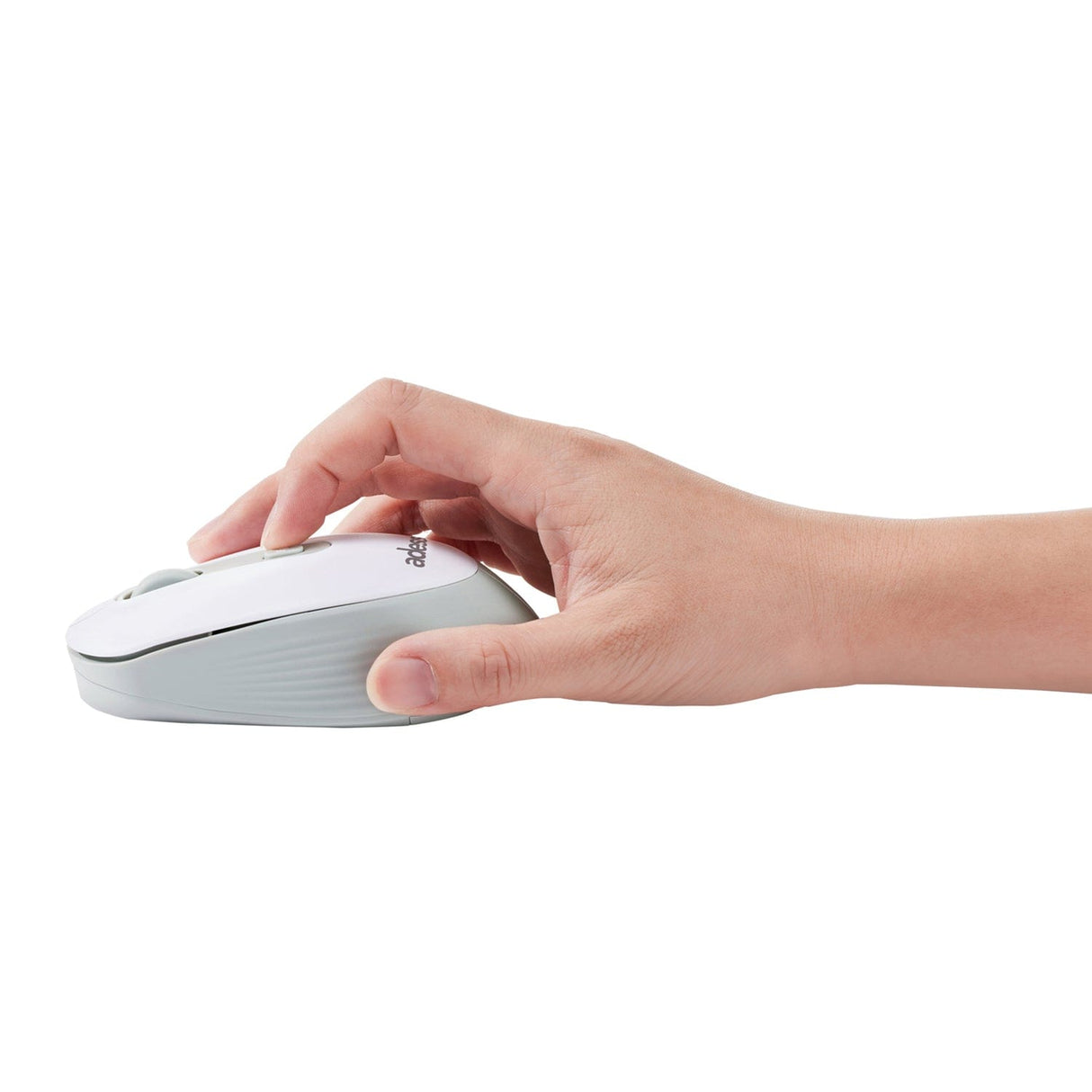 Adesso iMouse A30 Wireless Computer Mouse with AI Copilot Button, 4 Buttons, 1200 DPI, for PC and Mac, White