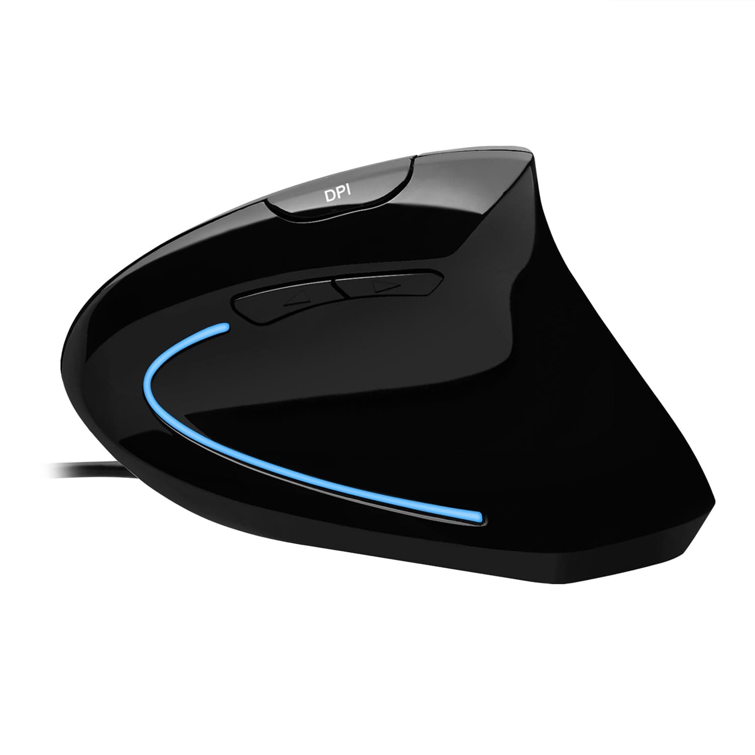 Adesso iMouse E1 Wired USB Vertical Ergonomic Optical Mouse, 6 Buttons, 1600 DPI, for PC