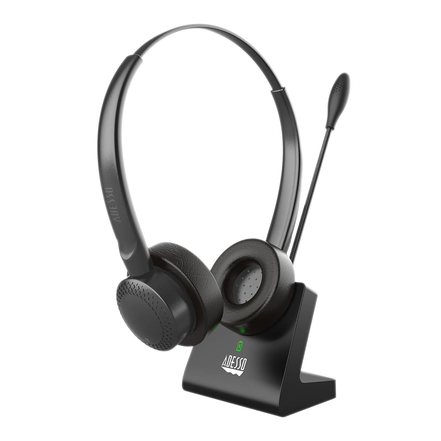 Adesso Xtream P400 Bluetooth Headset with Microphone and Charging Dock