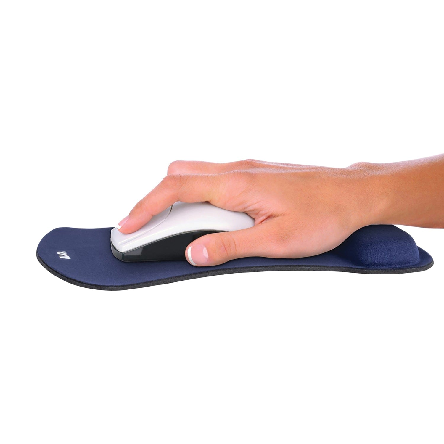 Allsop Ergoprene Gel Mouse Pad with Wrist Rest, Blue