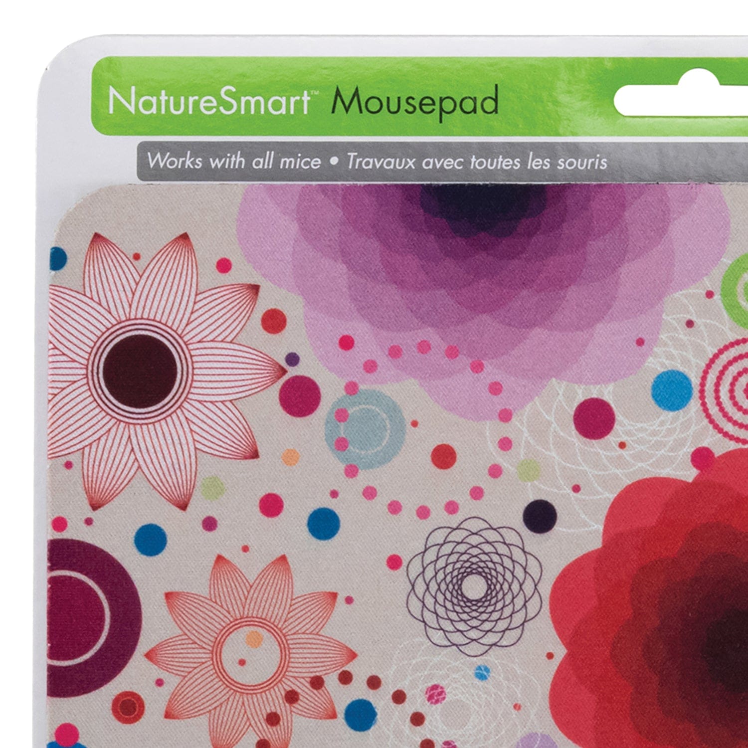 Allsop NatureSmart Mouse Pad, Floral Retro