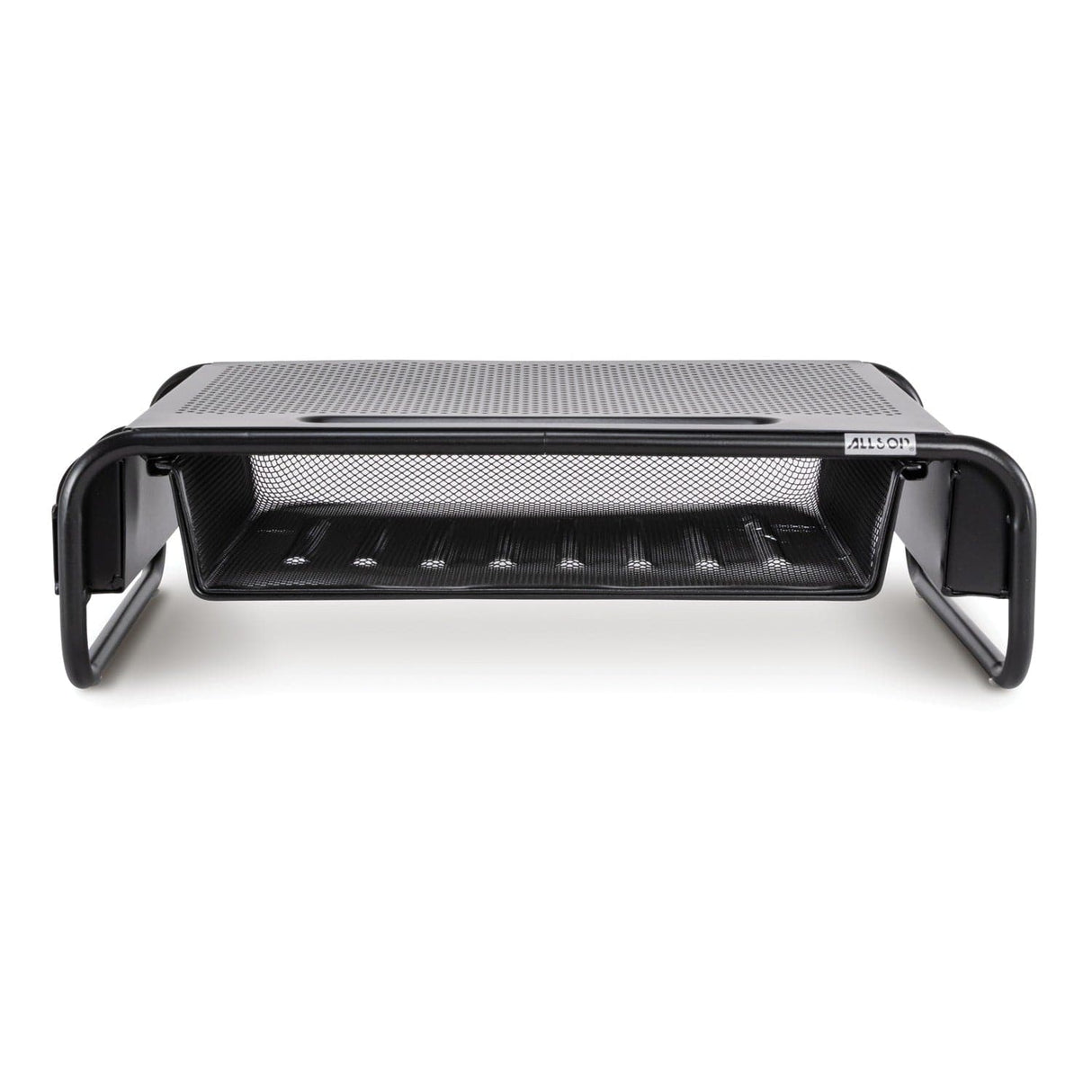 Allsop Metal Art Organizer 5 Monitor/Laptop/Printer Stand with Built-In Sliding Drawer