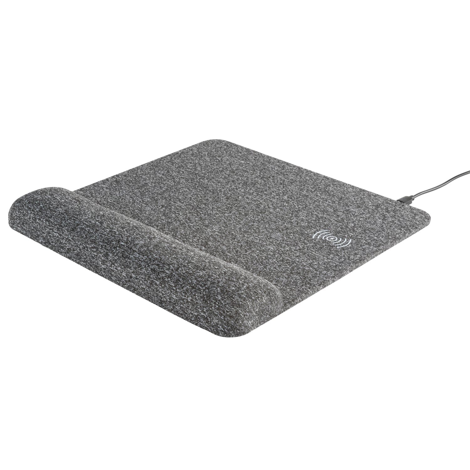 Allsop PowerTrack Plush Wireless Charging Mousepad with Wrist Rest