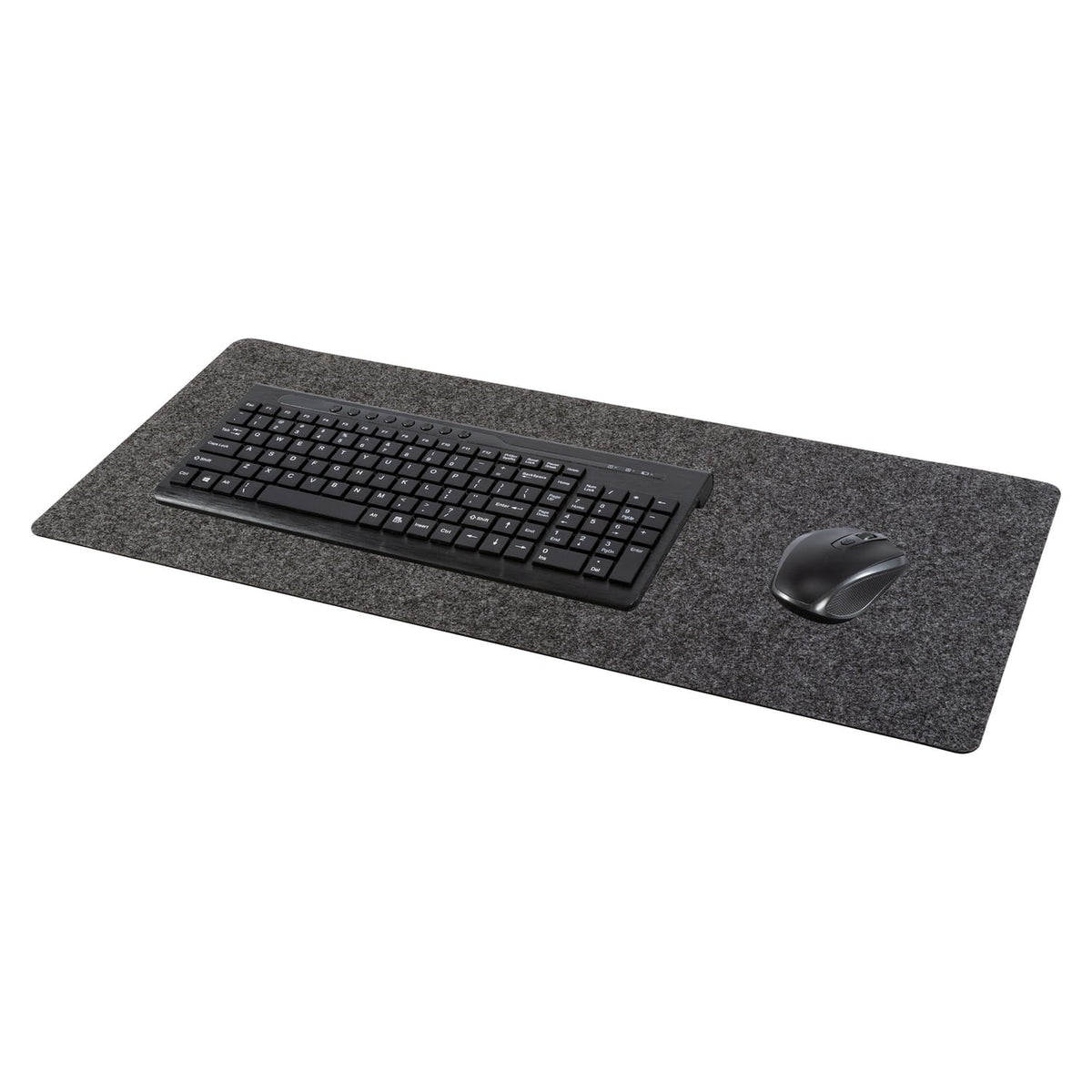 Allsop Techstyle Extra-Wide Mouse Pad, 28-In. x 12-In., Gray