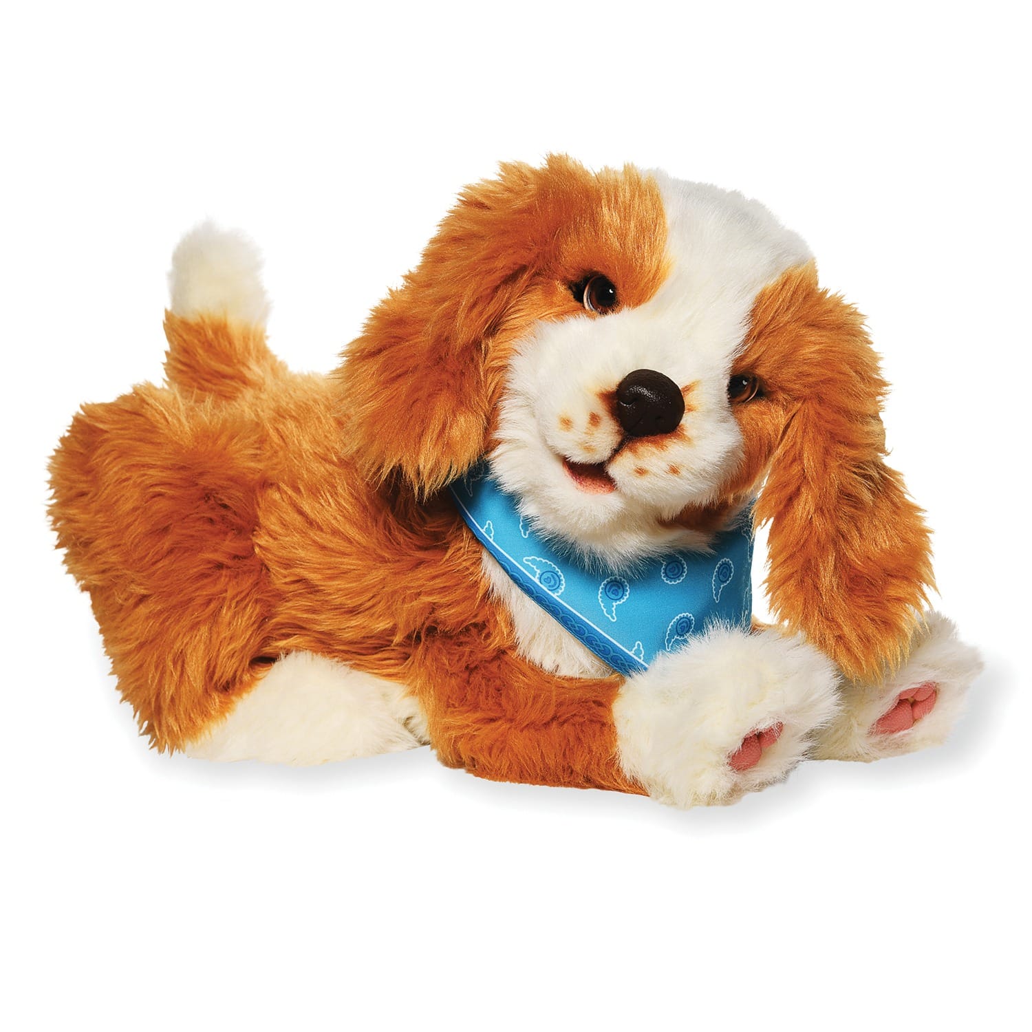 Joy For All Companion Pet Dog, Brown and White Pup