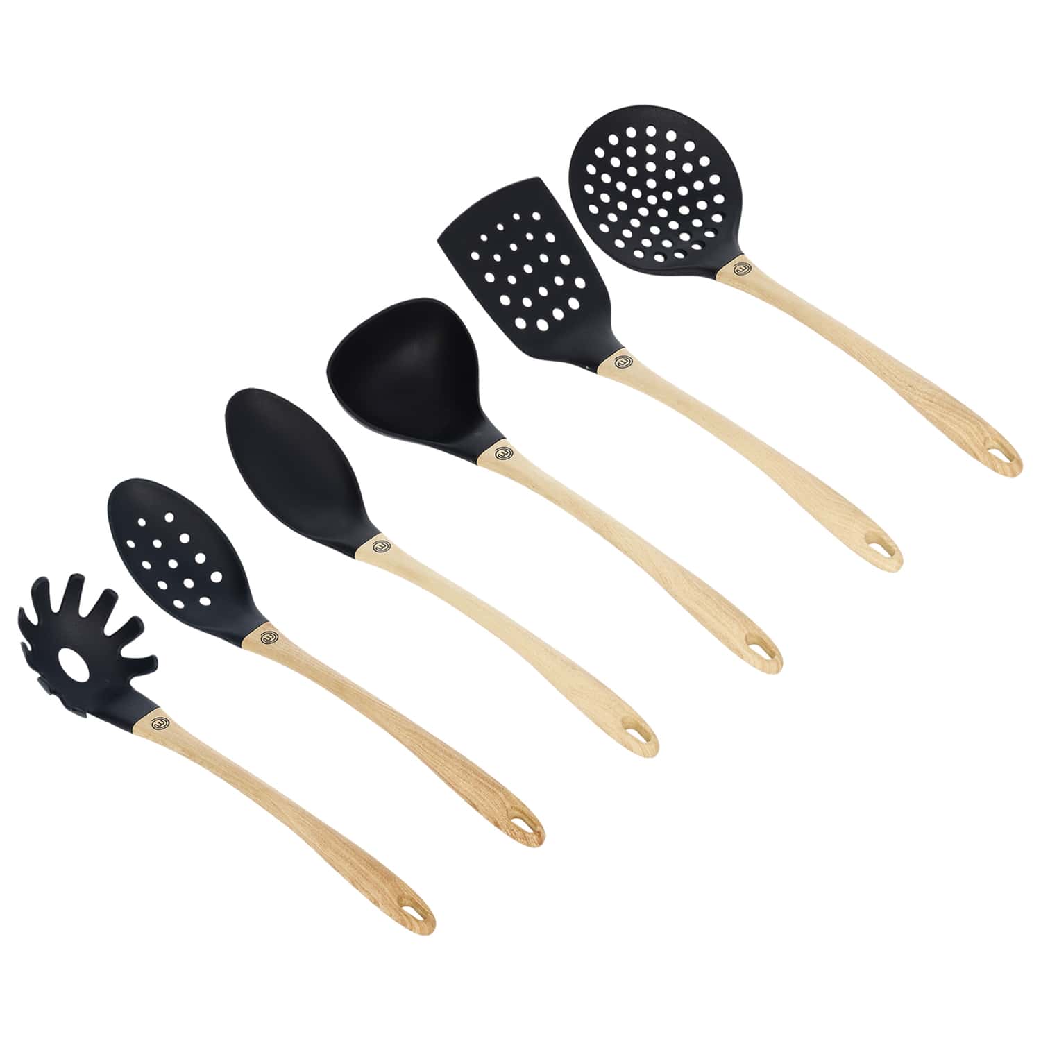 MasterChef 6-Piece Utensil Set with Ergonomic Soft-Touch Handles