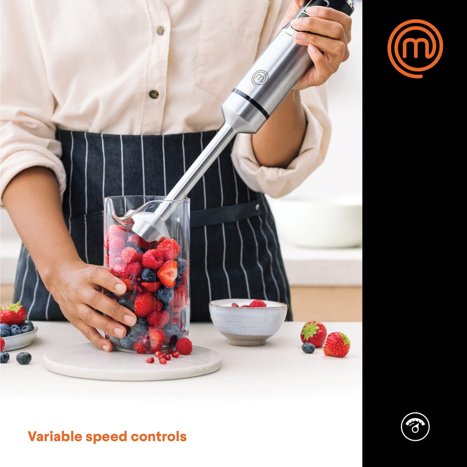 MasterChef 400-Watt Stainless Steel Hand Blender