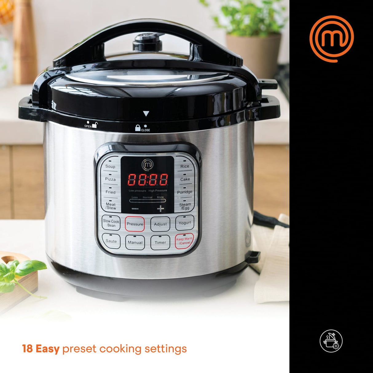 MasterChef 1000-Watt 6.3-Qt. 10-in-1 Multicooker