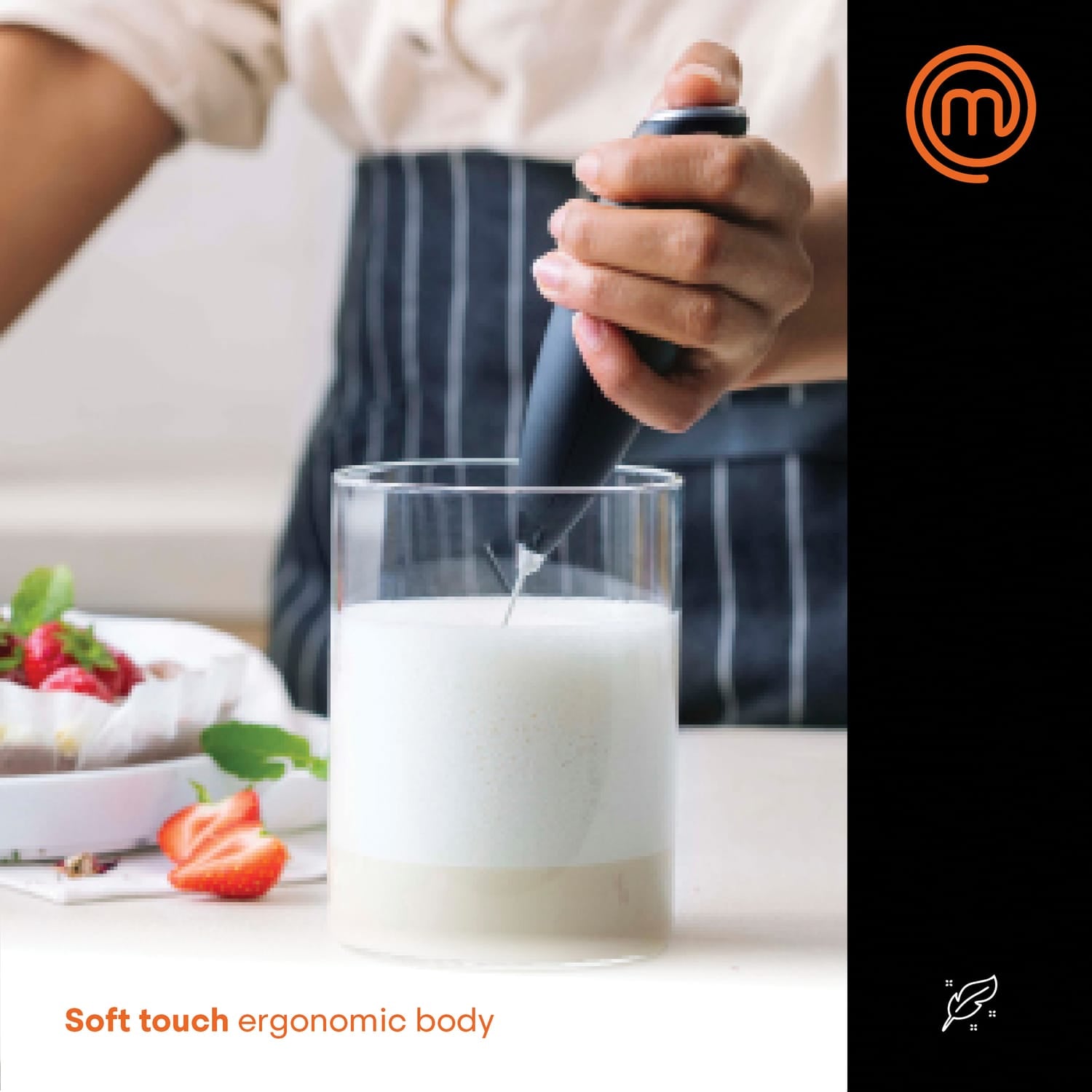 MasterChef Battery-Operated Milk Frother