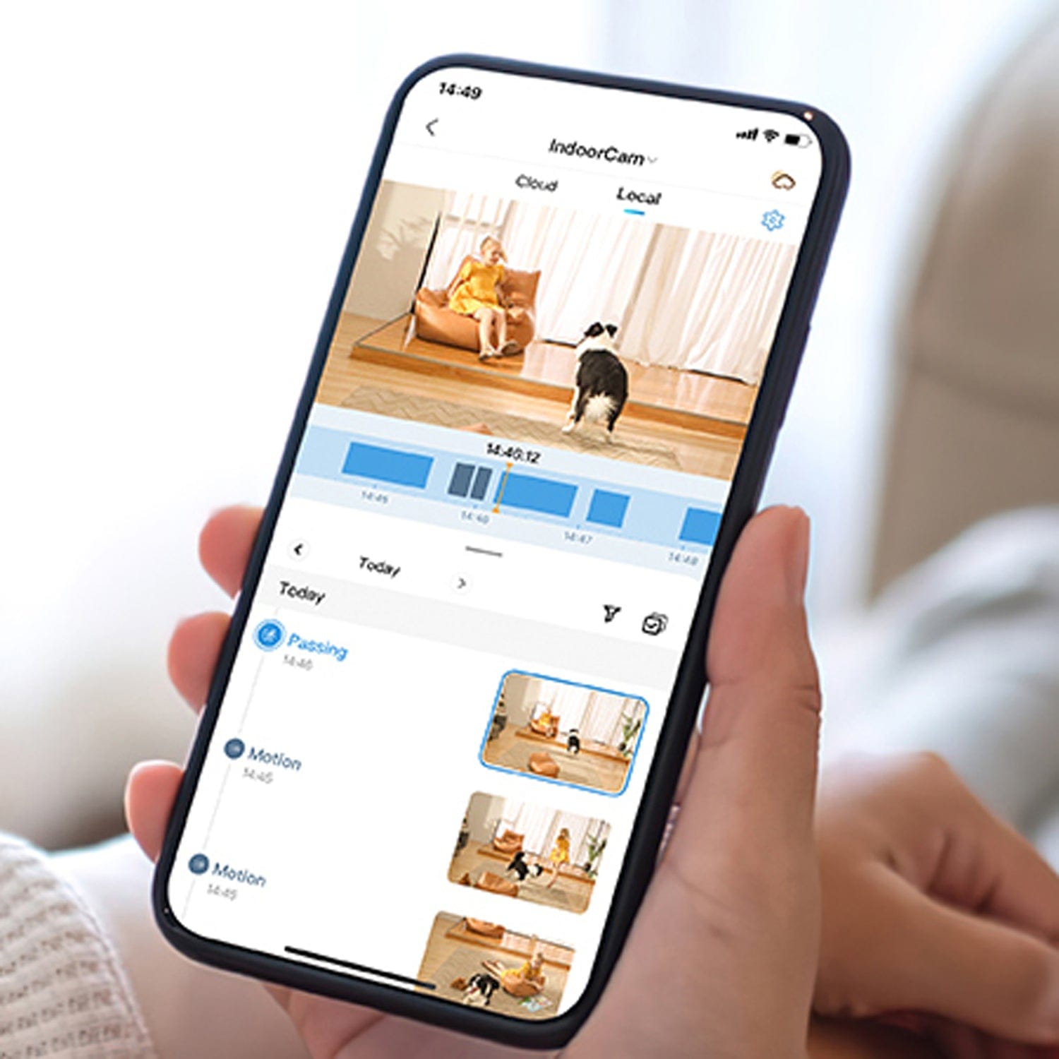 AOSU 2K QHD Wi-Fi Indoor Smart Security Camera and Monitor with 360° PTZ and Smart Motion Tracking