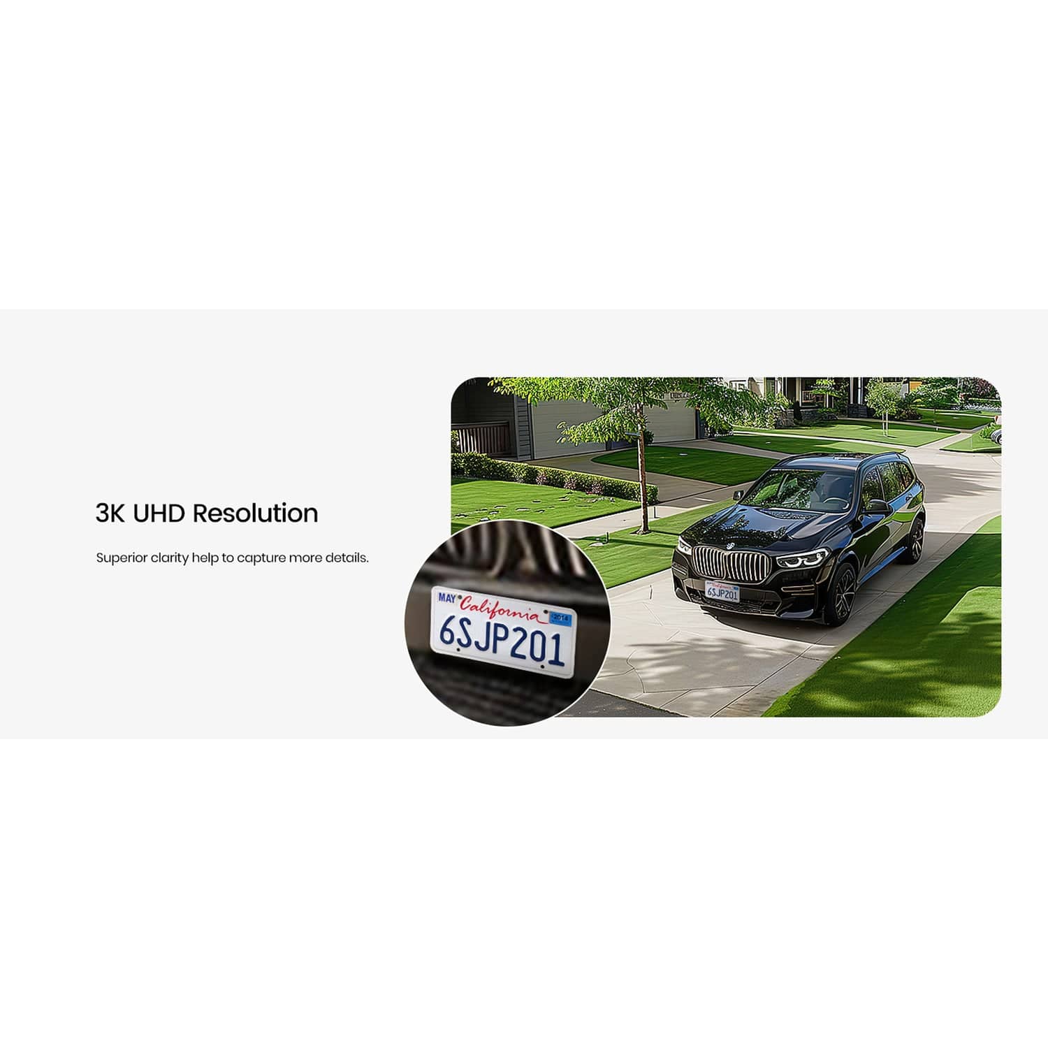 AOSU 3K 5.0-MP Wi-Fi Outdoor AI-Smart Security Camera with 400-Lumen Spotlight, 360° PTZ, and Auto Tracking