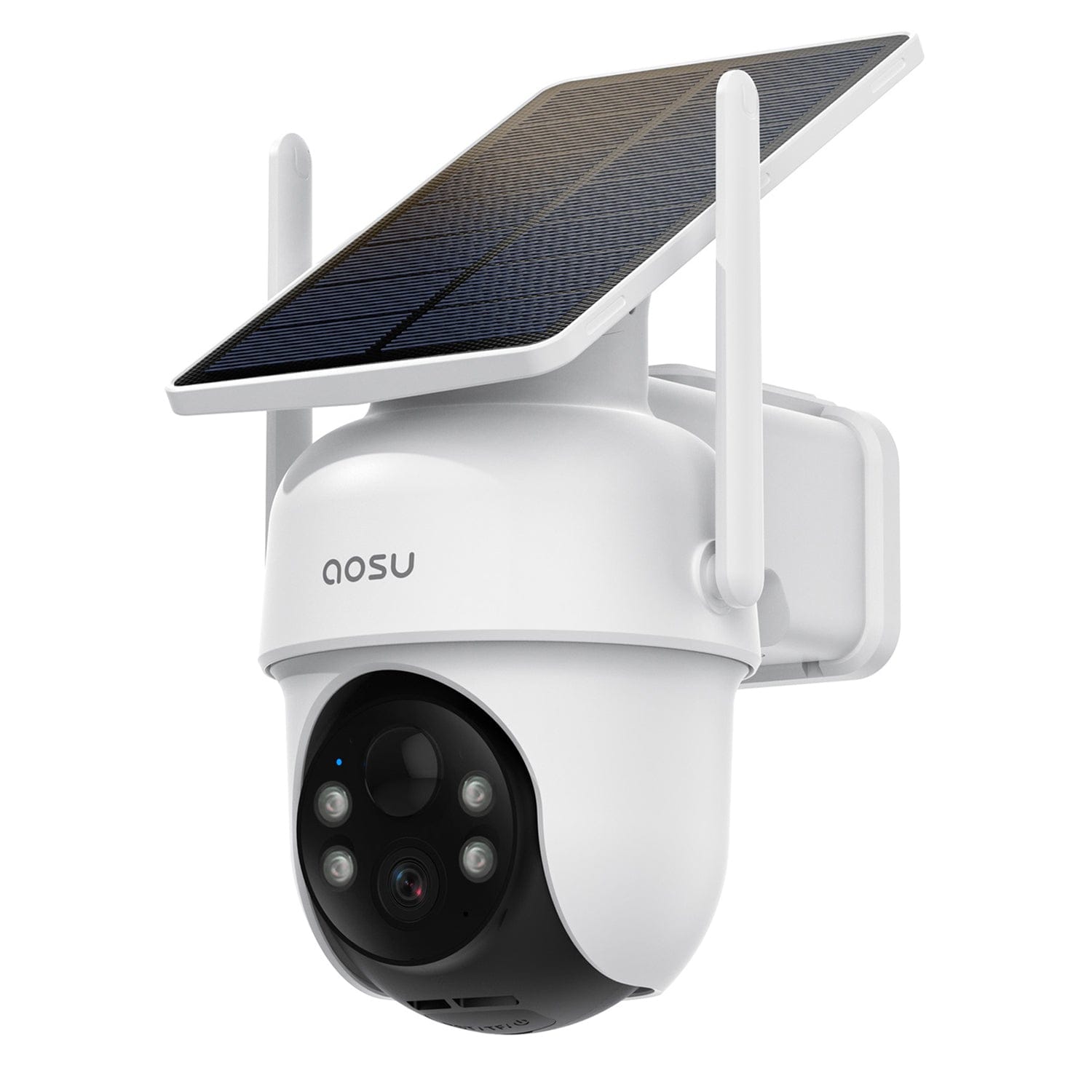AOSU 2K QHD 3.0-MP Wi-Fi Outdoor AI-Smart Solar Security Camera with Panoramic PTZ and Auto-Tracking, C9C2CA11