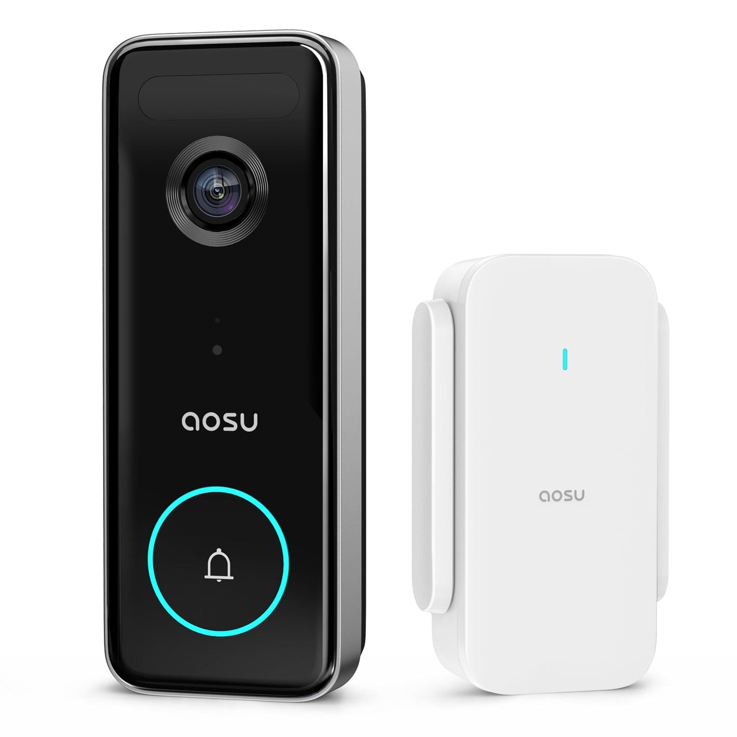 AOSU 3K 5.0-MP QHD Dual-Band Wi-Fi AI-Smart Wide-Angle Video Doorbell with Home Station Chime, V8S1AX11