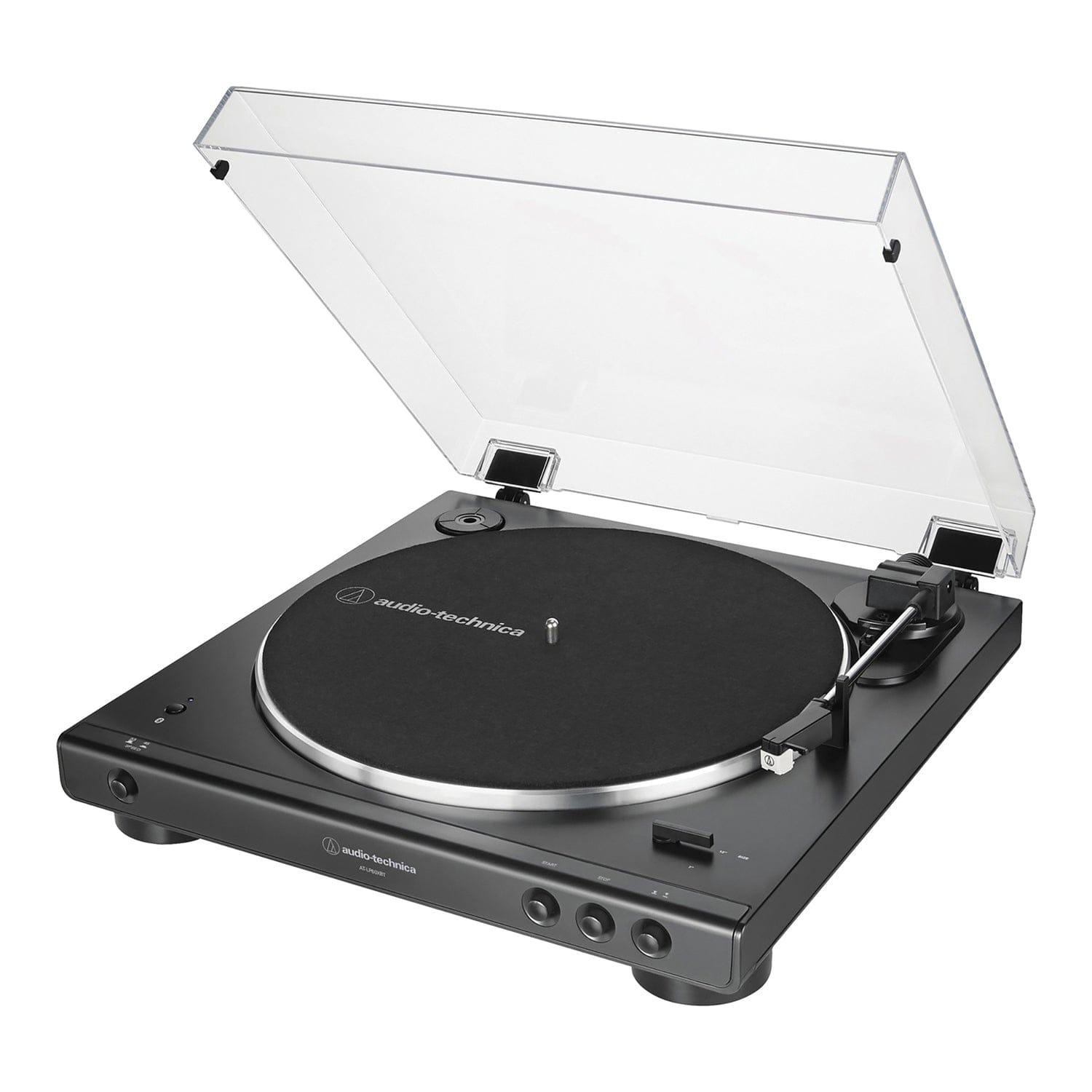 Audio-Technica 2-Speed Belt-Drive Fully Automatic Turntable with Bluetooth, 45 RPM Adapter, Switchable Phono Preamp, and RCA Out, AT-LP60XBT