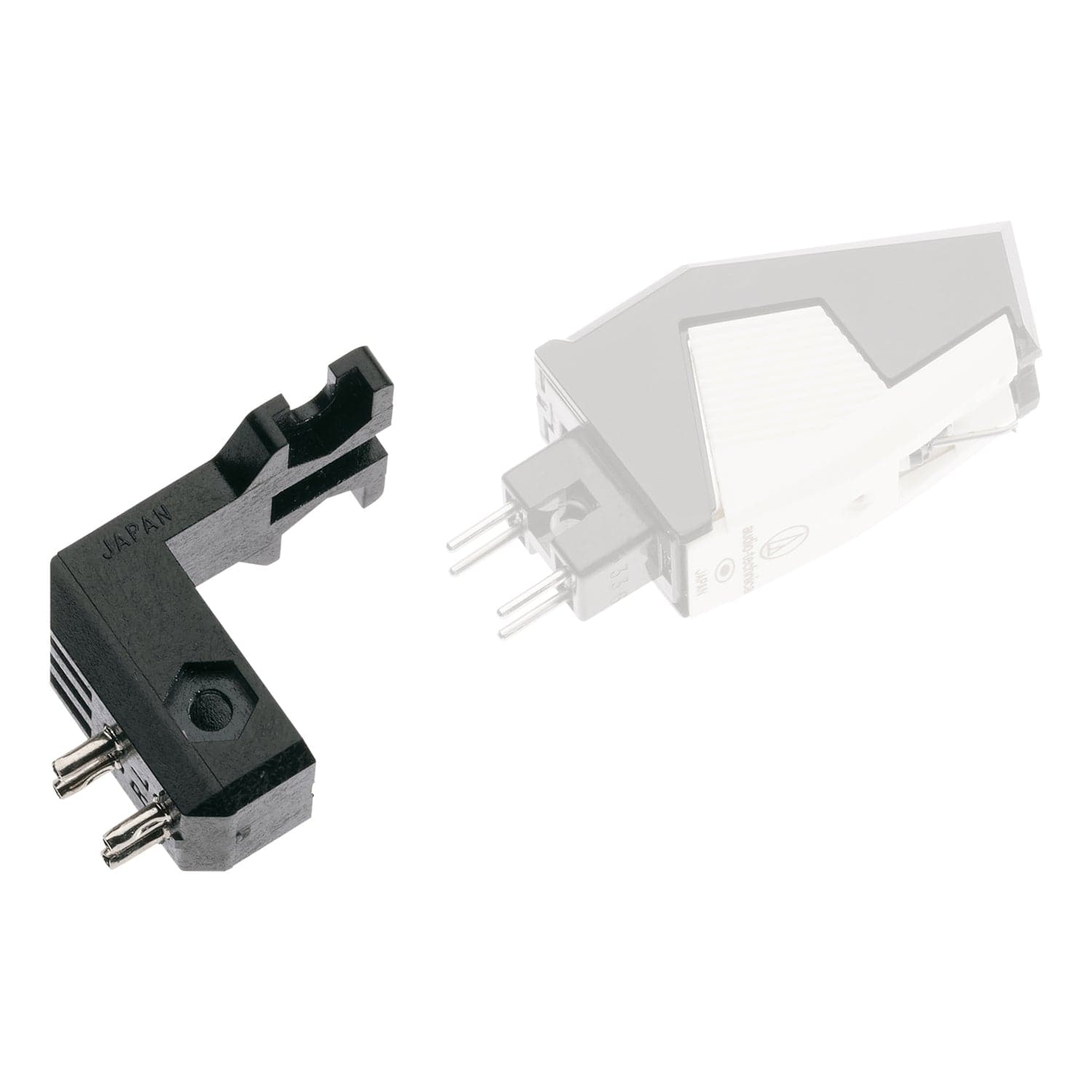 Audio-Technica P-Mount to 1/2-In. Mount Turntable Cartridge Adapter, AT-PMA1