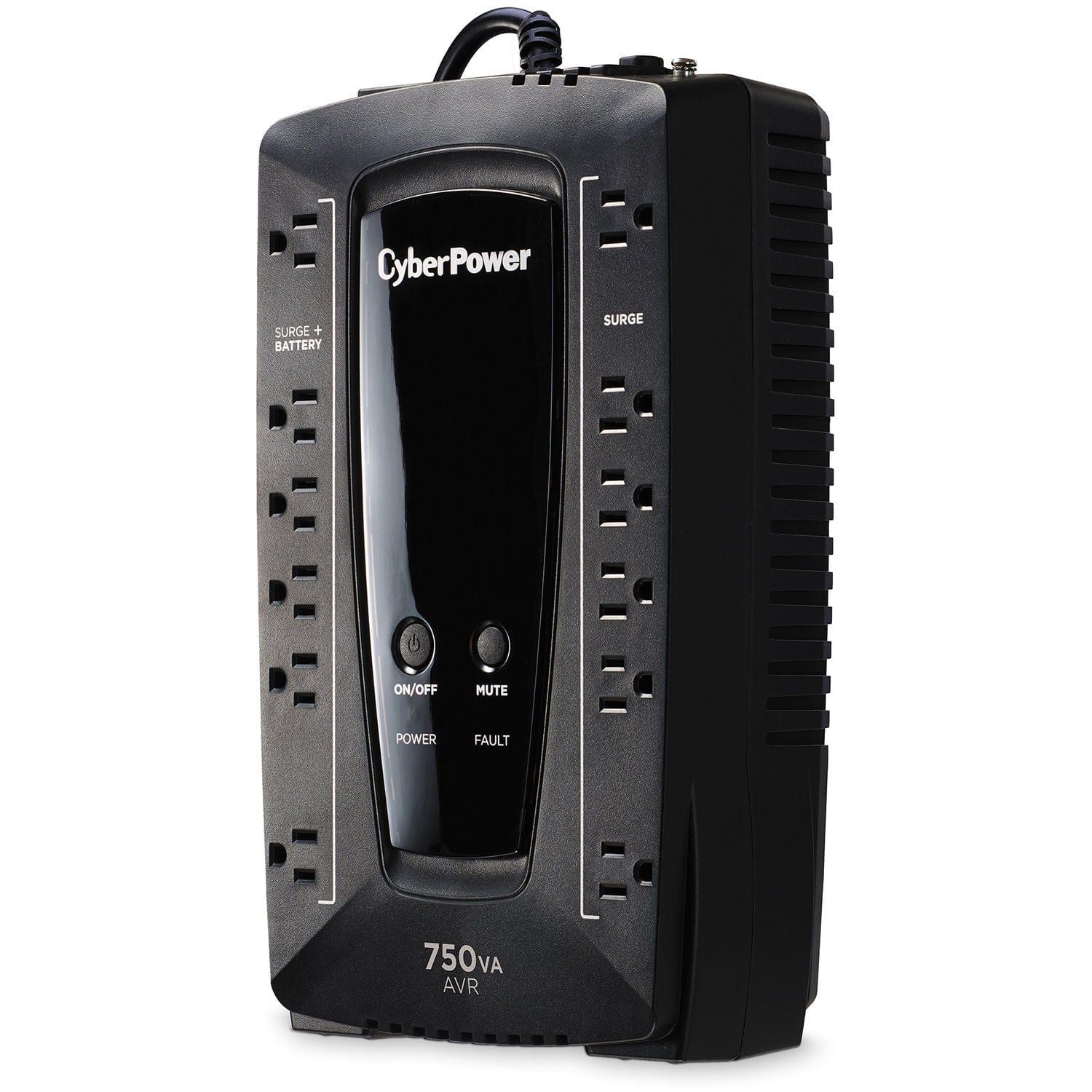 CyberPower 750VA/450W AVR Series Uninterruptible Power Supply - New Battery Certified Refurbished