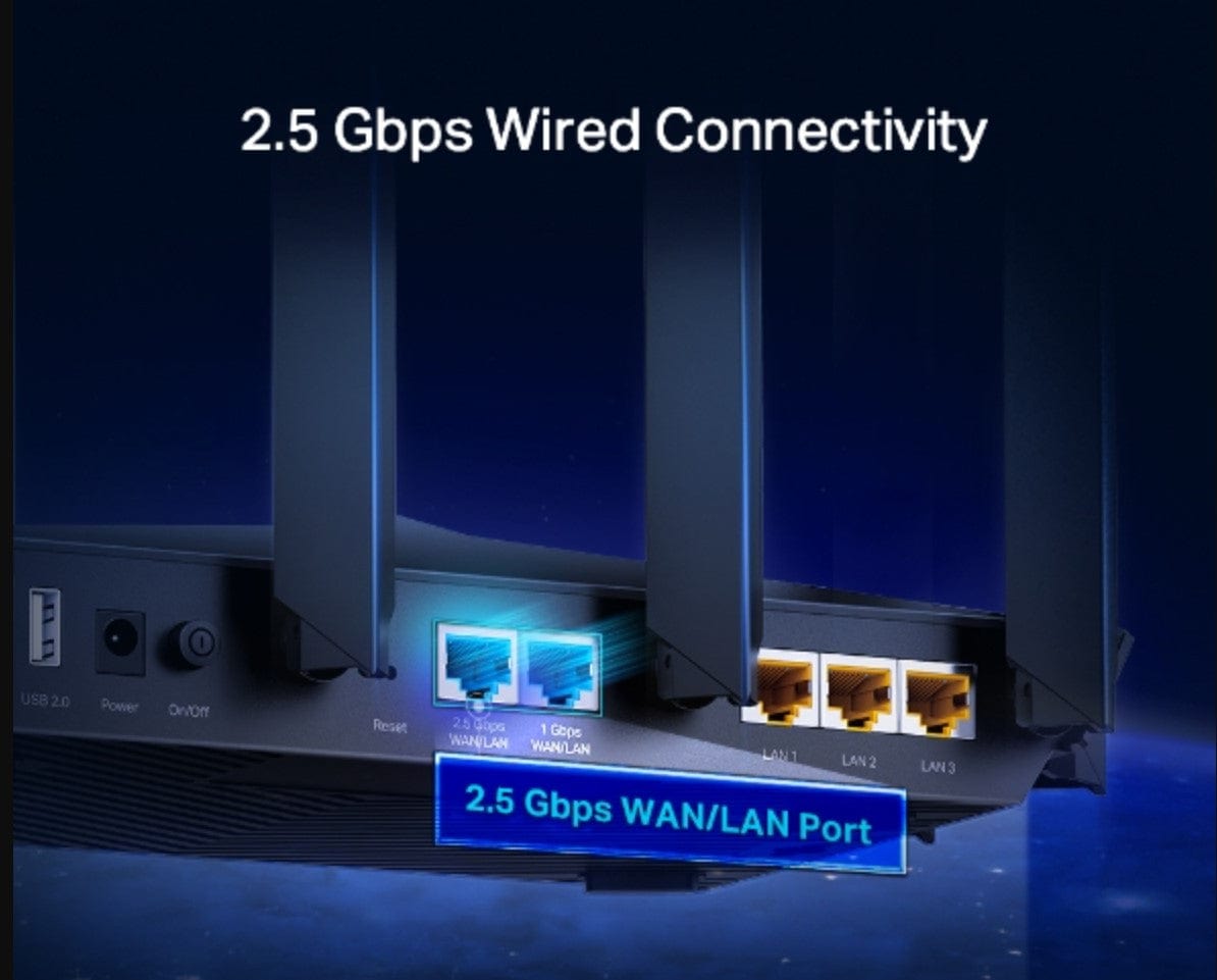 TP-Link Tri-Band 7 Stream Wi-Fi 6 Wireless Router - Certified Refurbished