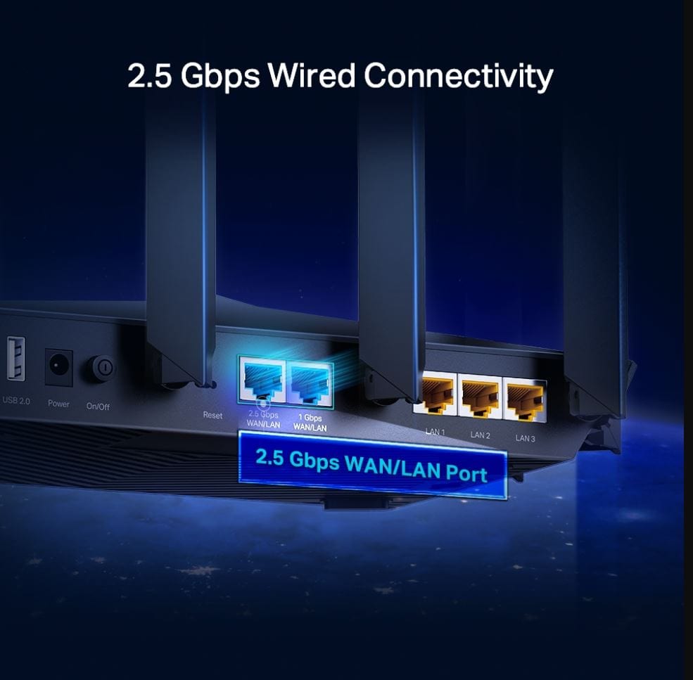 TP-Link Tri-Band 7 Stream Wi-Fi 6 Wireless Router - Certified Refurbished