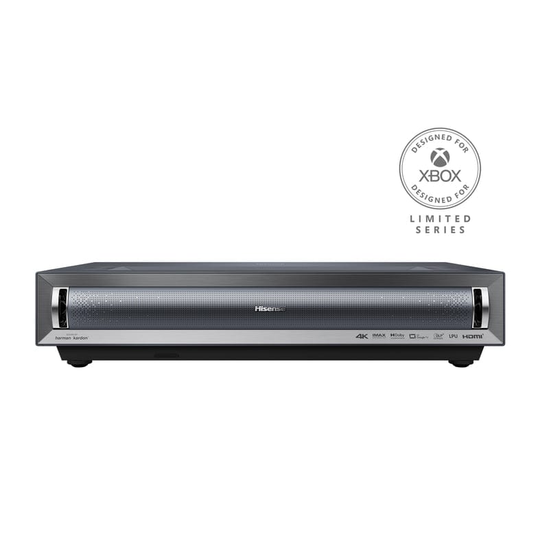 Hisense PX3-PRO Cinema Short Throw TriChroma Projector, 80" to 150" Diagonal, 4K UHD, 3000 ANSI Lumens - Certified Refurbished