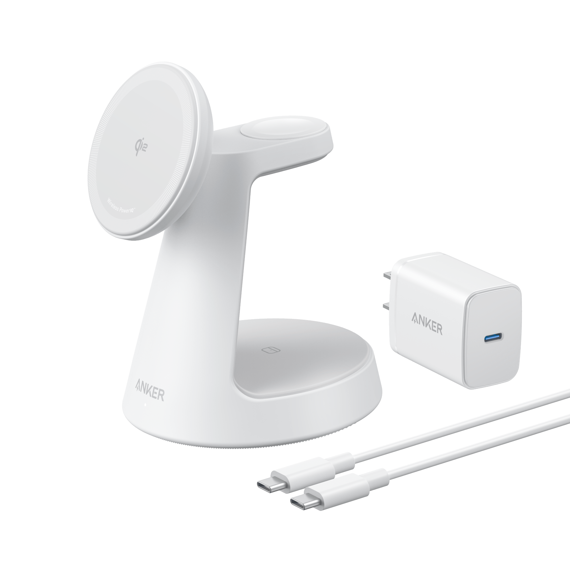 Anker MagGo Wireless Charging Station (3-in-1, Dock Stand)