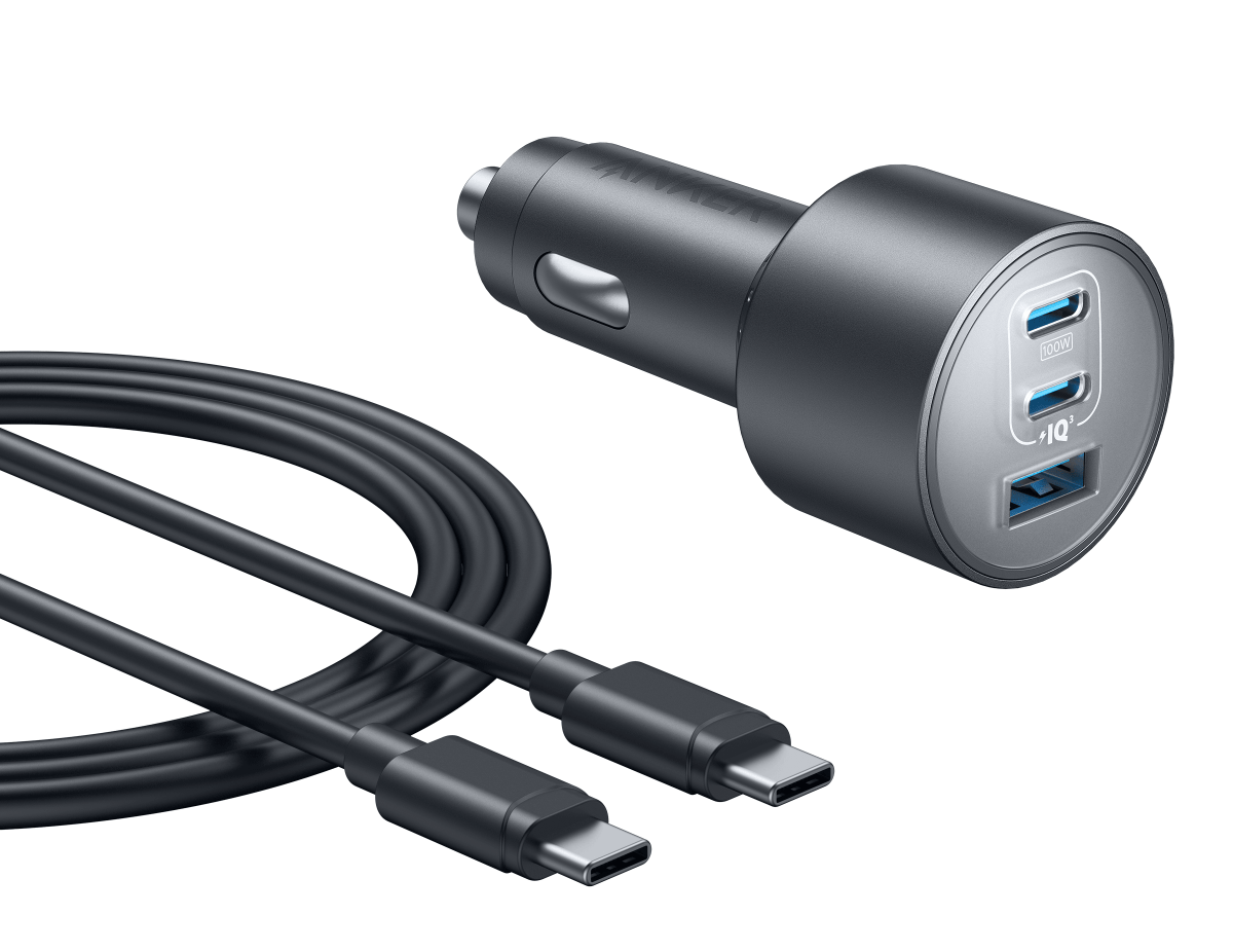 Anker Nano Car Charger (167.5W, 3 Ports)