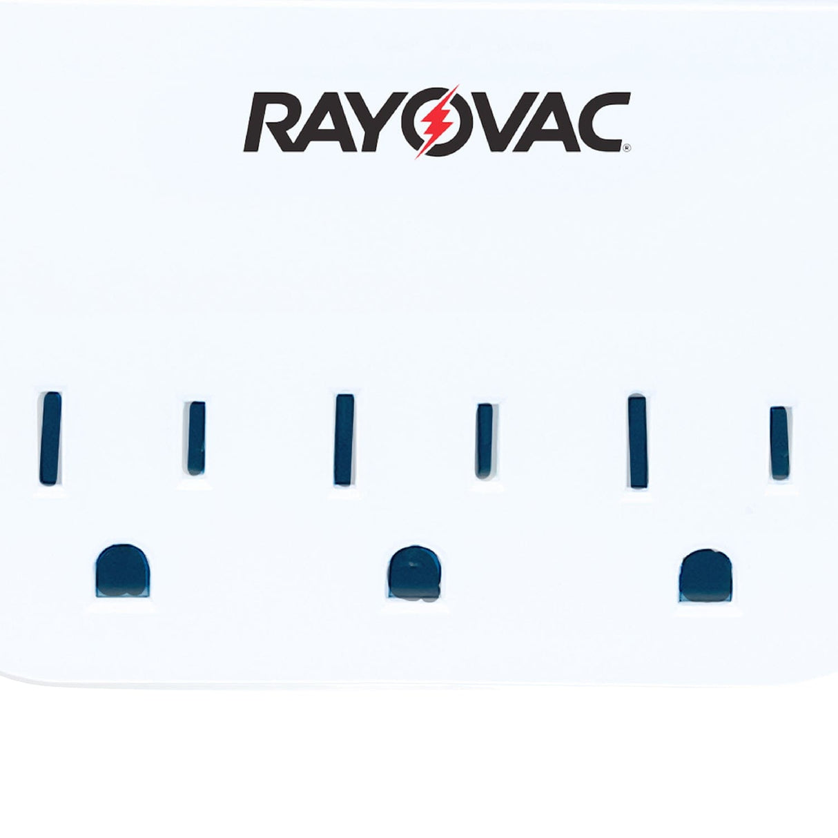 Rayovac AC Outlet and 2-USB Port 300-Joules Portable Surge Protector Wall Tap with Phone Holder, 3 Outlet