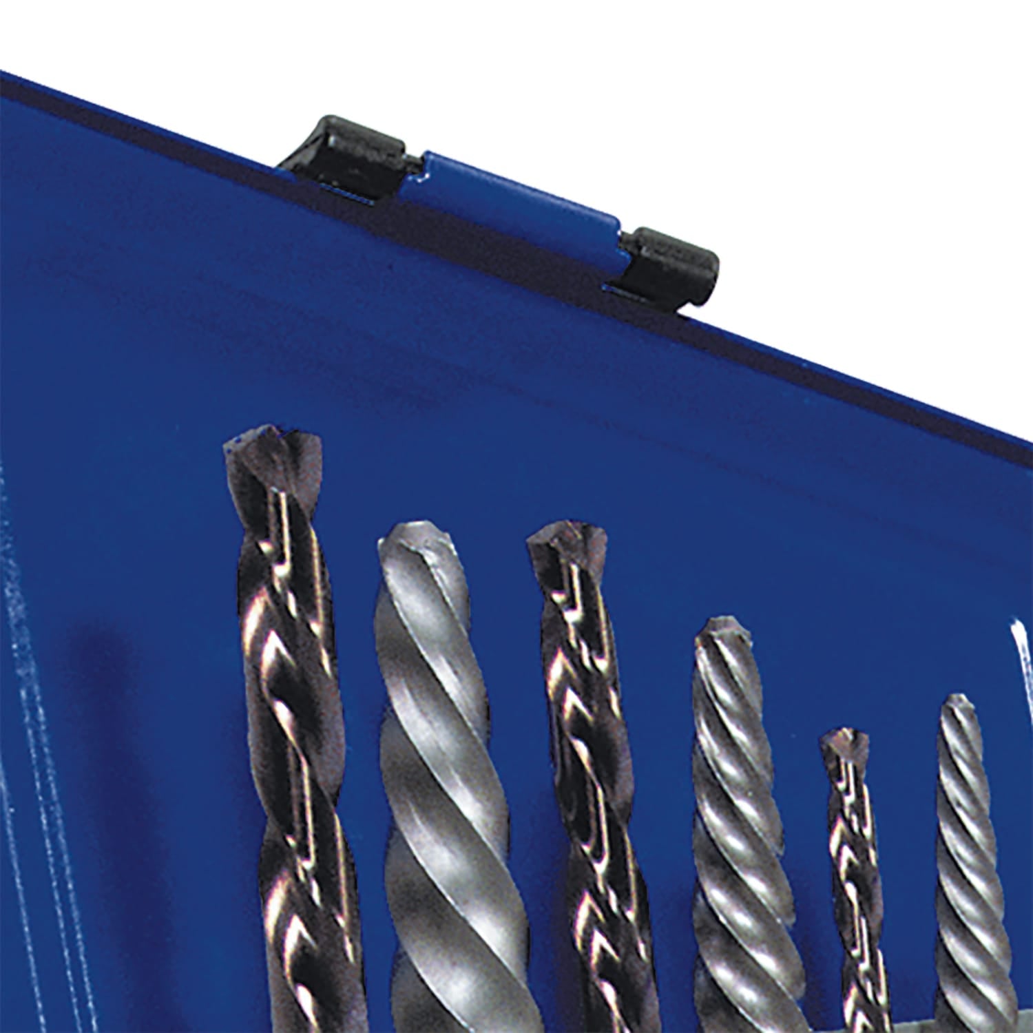 Irwin HANSON 10-Piece Spiral Extractor and Drill Bit Set with Metal Index Case, 11119
