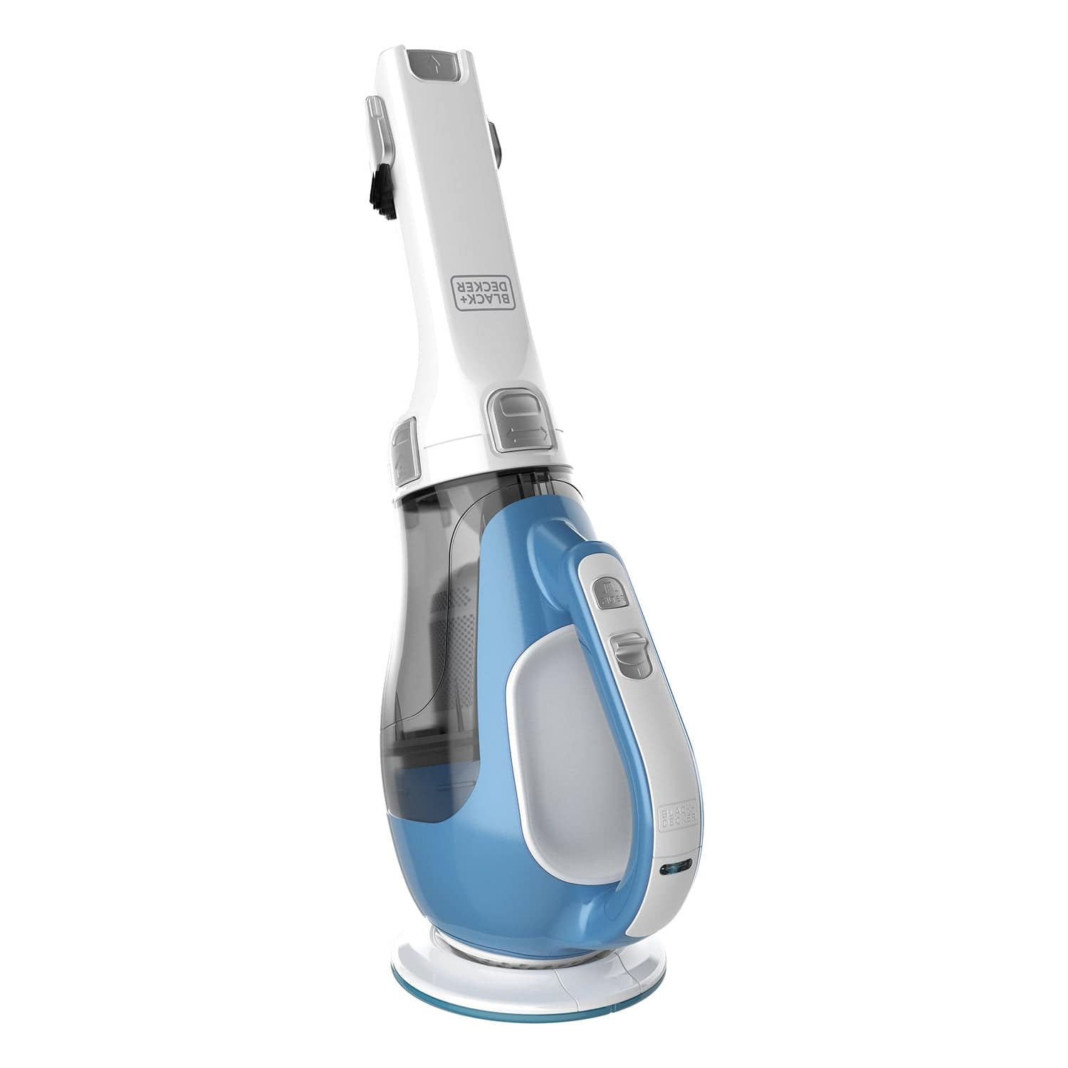 Black+Decker dustbuster AdvancedClean Cordless Handheld Vacuum, Blue and White