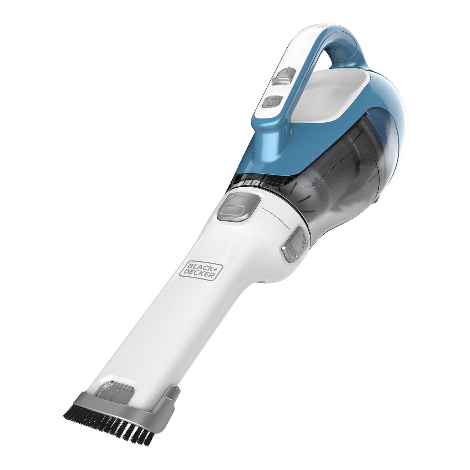 Black+Decker dustbuster AdvancedClean Cordless Handheld Vacuum, Blue and White