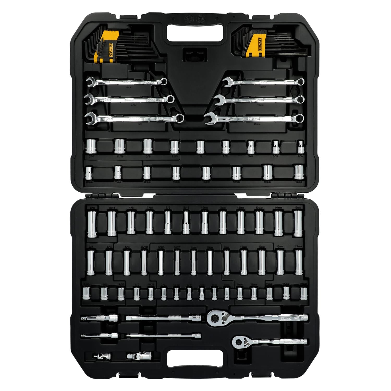 Dewalt TOUGHSERIES 2 Drive Mechanics Tool Set with 100 Pieces plus Case, DWMT45407