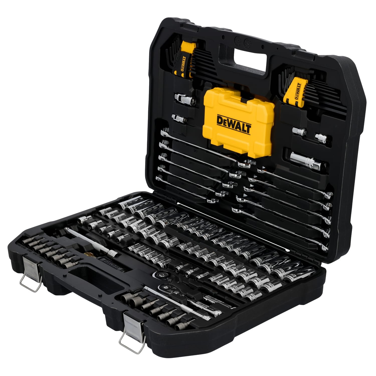 Dewalt 1/4-In. and 3/8-In. Drive Mechanics Tool Set with 142 Pieces plus Case, DWMT45425