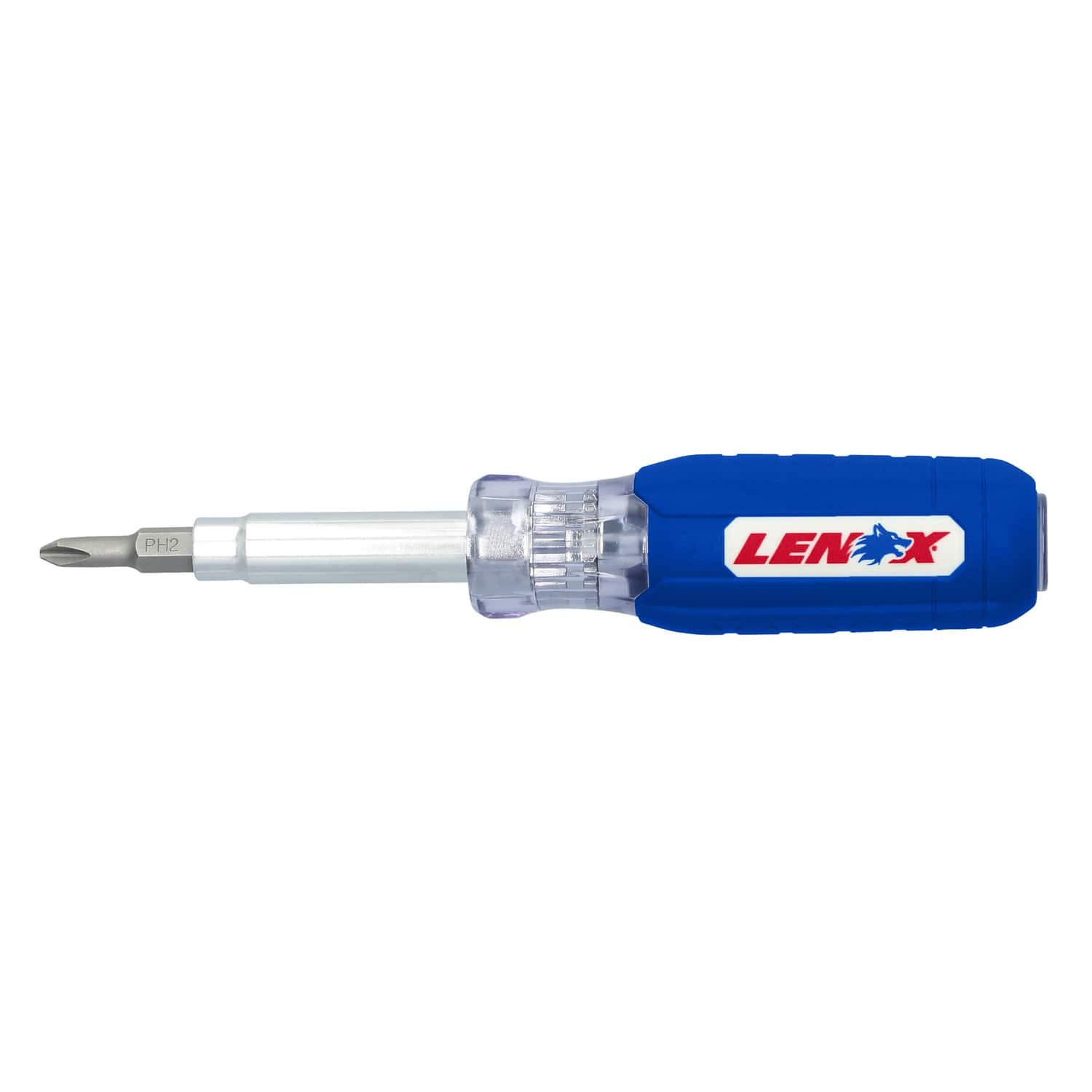Lenox 6-in-1 Multi-Bit Screwdriver, Blue, LXHT68005