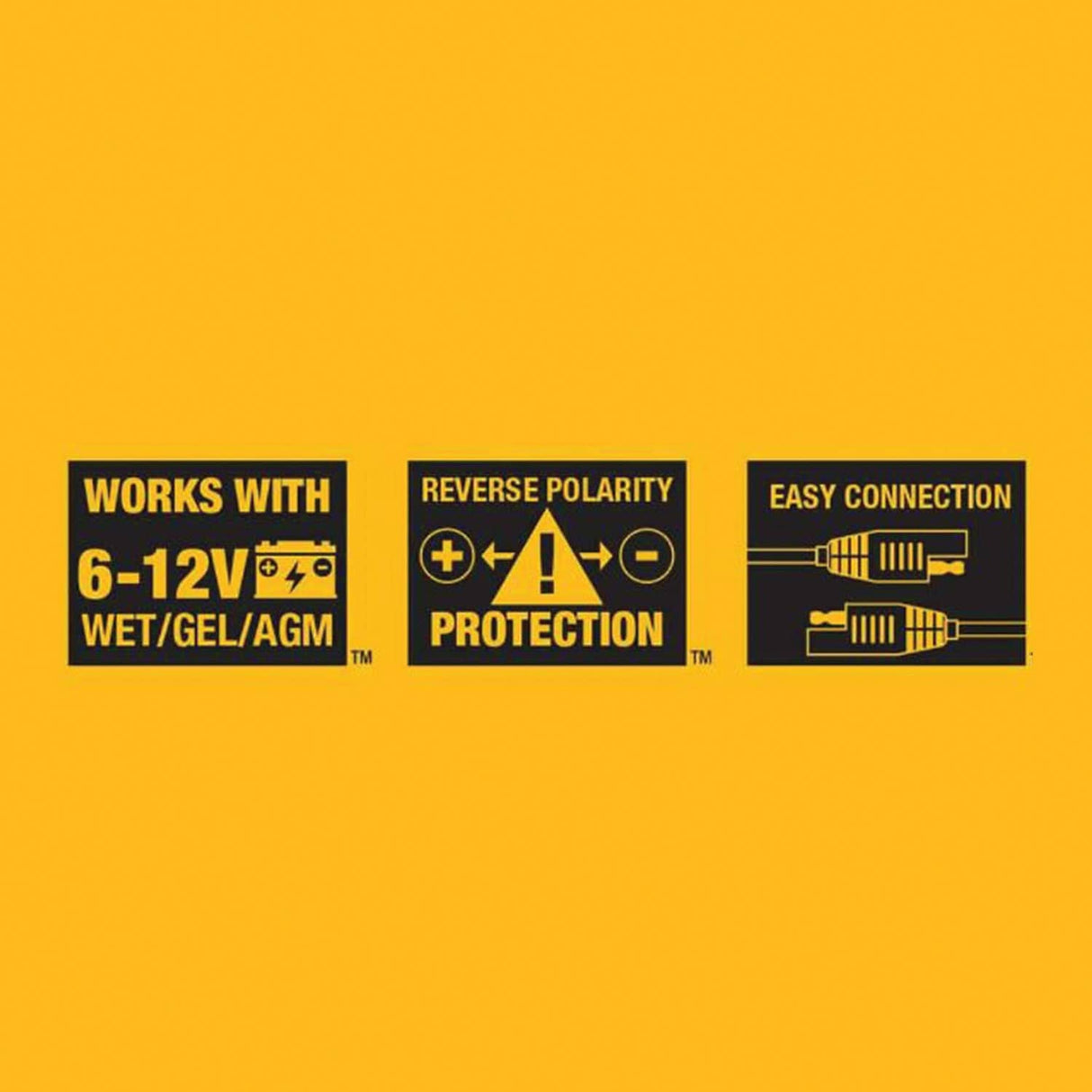 Dewalt DXAEC2 Professional 2-Amp Battery Charger and Maintainer