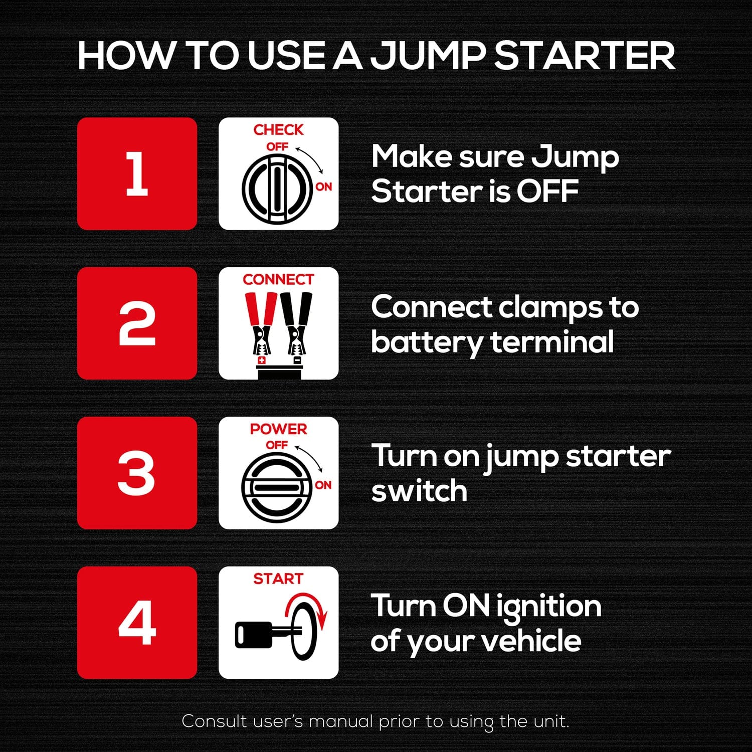 Vector 1000-Amp 12-Volt Automotive Jump Starter with Compressor and USB Power Bank, VECJ1C