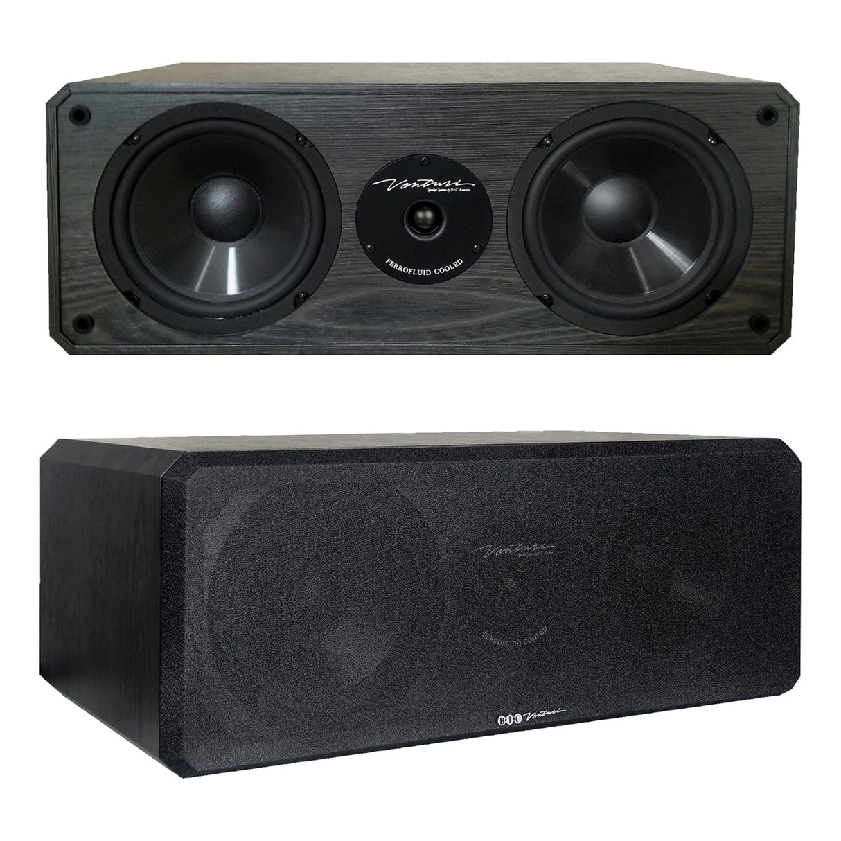 BIC America Venturi DV62CLR-S 175-Watt 3-Driver 2-Way Center Channel Speaker