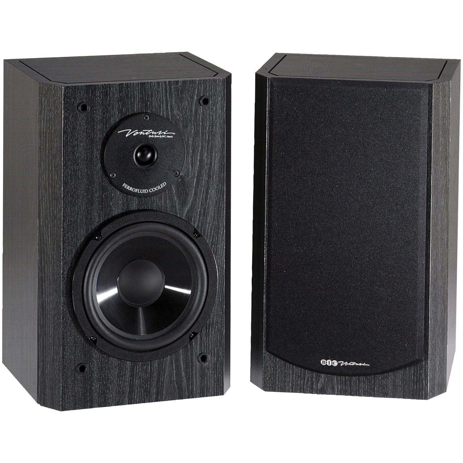 BIC America 175-Watt Venturi DV62si Powered Bookshelf/Surround Sound Speaker Set with 6.5-In. Woofers, Pair