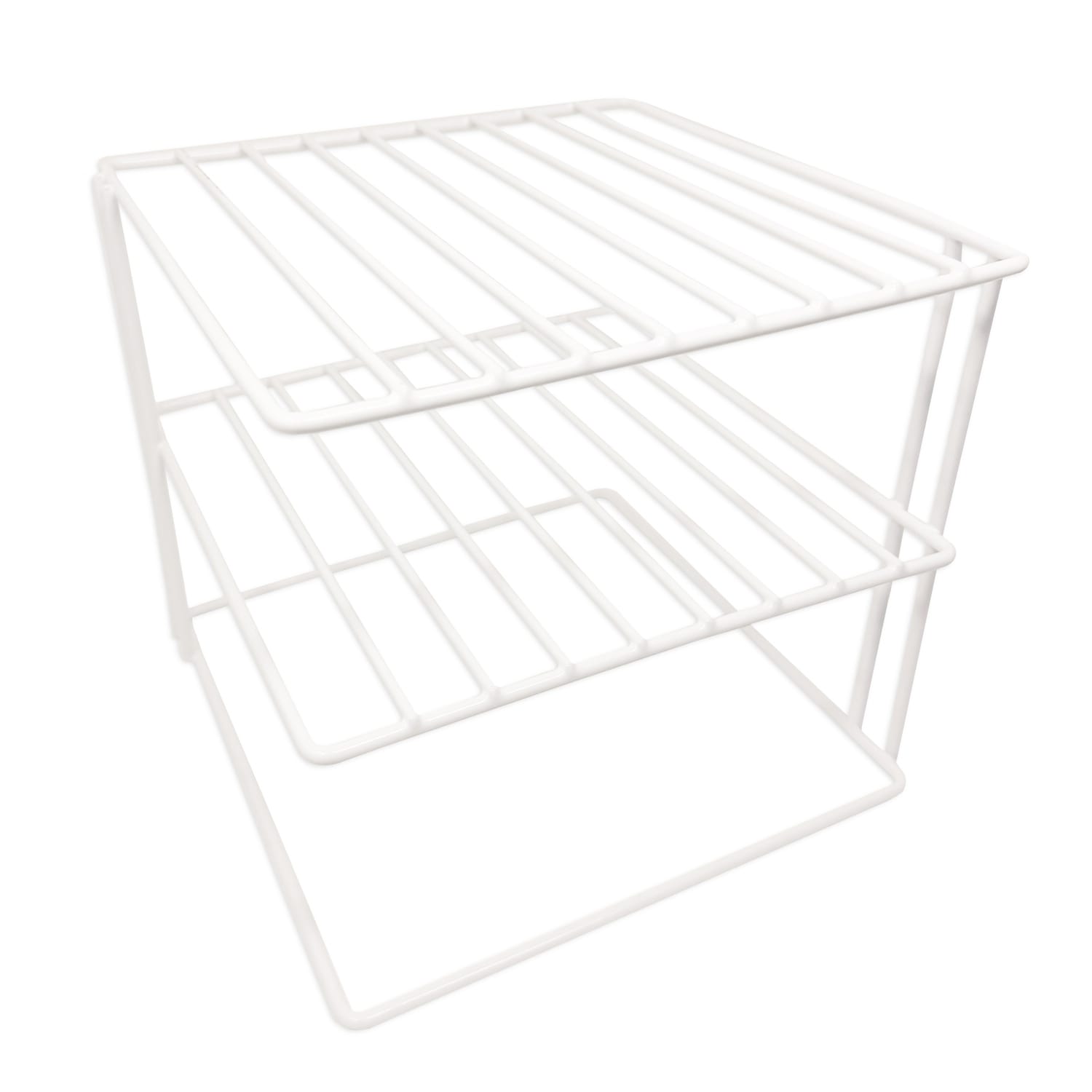 Better Houseware White-Coated Steel Corner Storage Rack