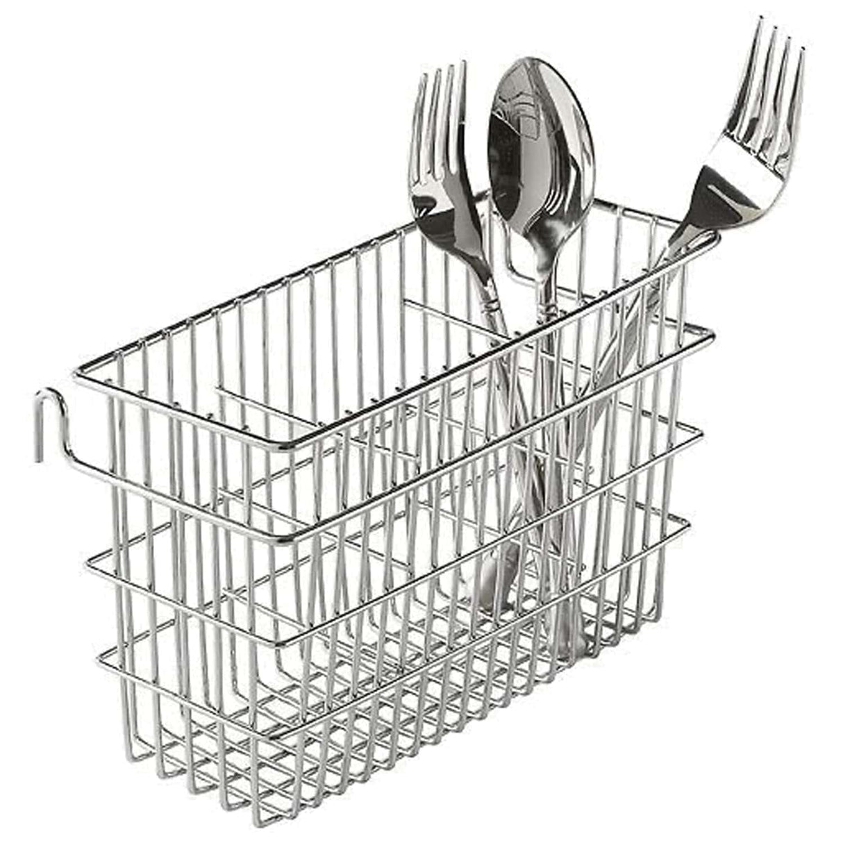 Better Houseware Cutlery Holder, Chrome