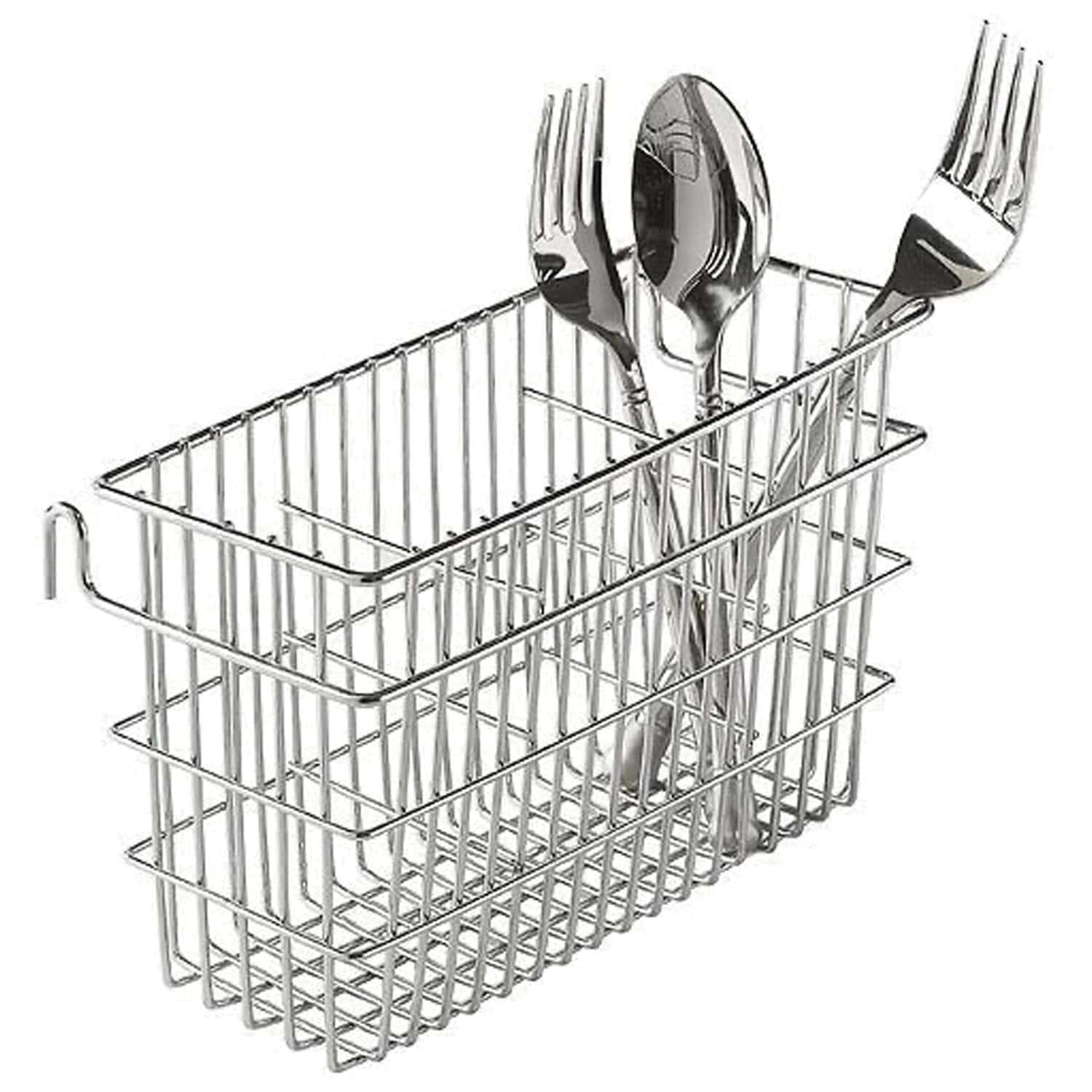 Better Houseware Cutlery Holder, Chrome