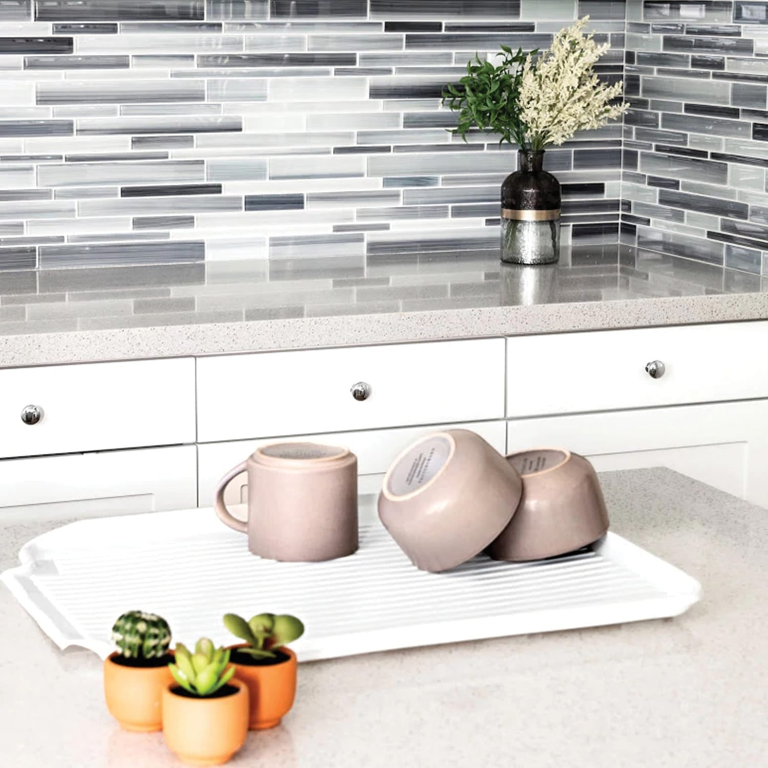 Better Houseware Dish Drain Board, White