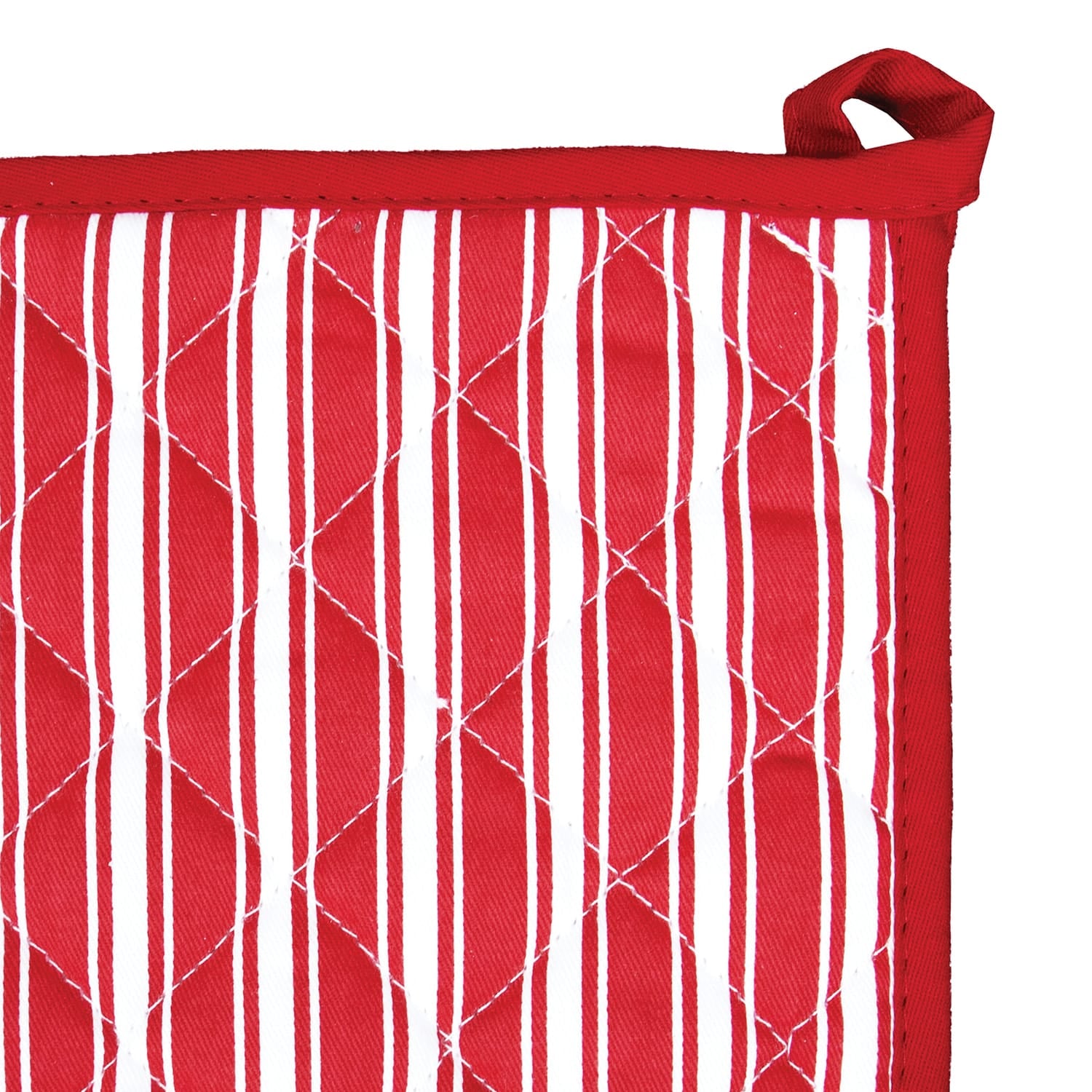Better Houseware Striped Pot Holder, Red