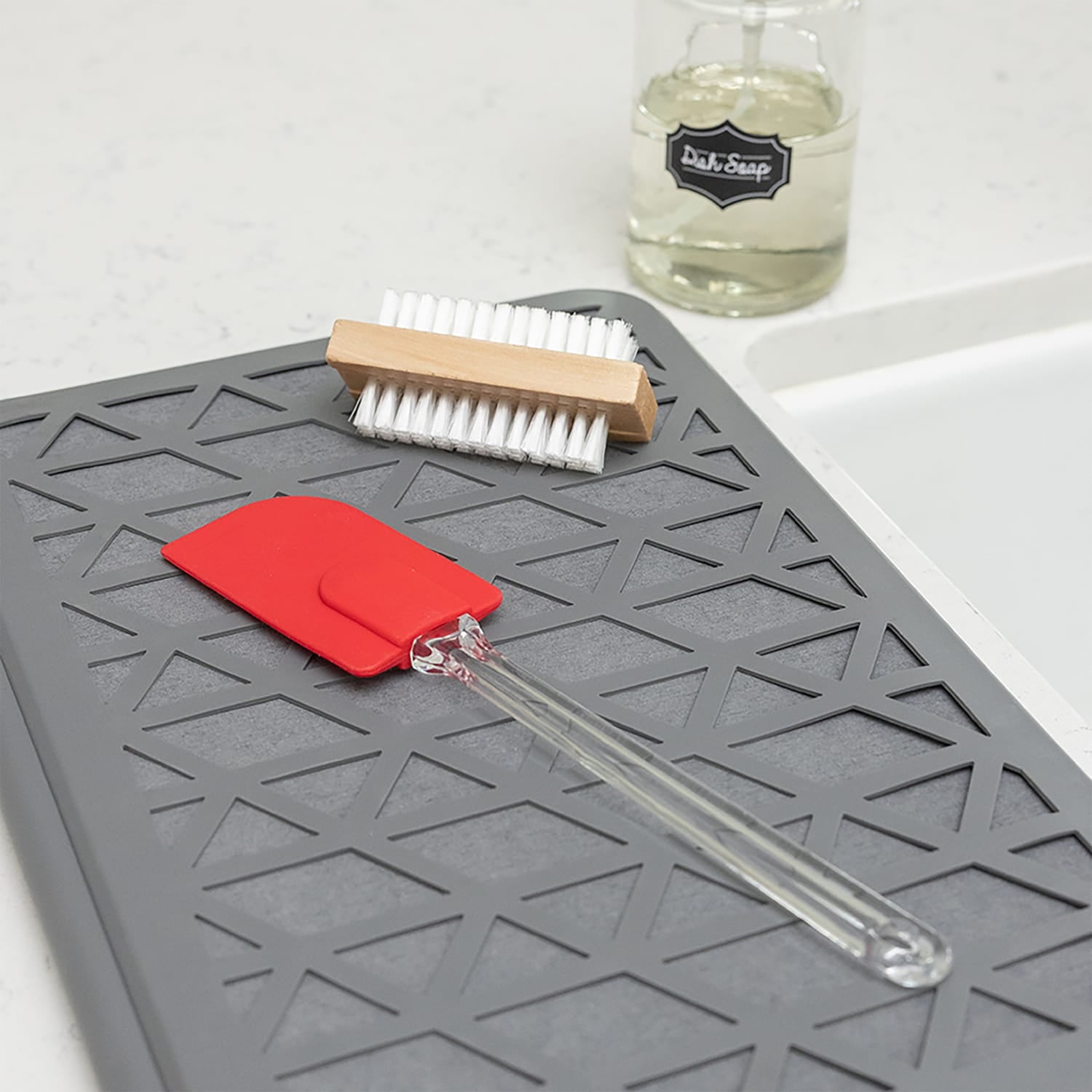 Better Houseware The Magic Dishmat II Stone and Silicone Quick-Dry Mat