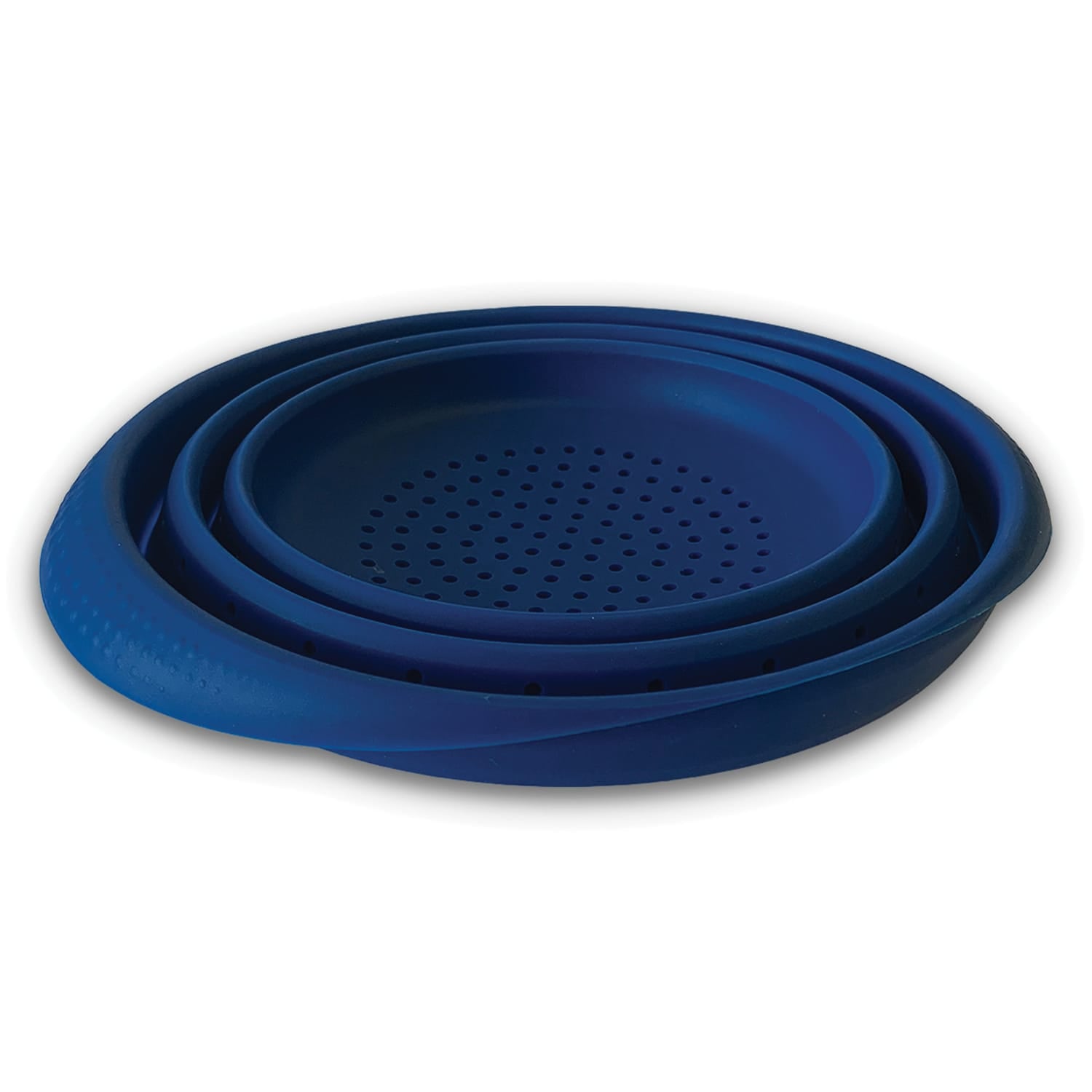Better Houseware 4-Qt. Collapsible Silicone Colander, Blue