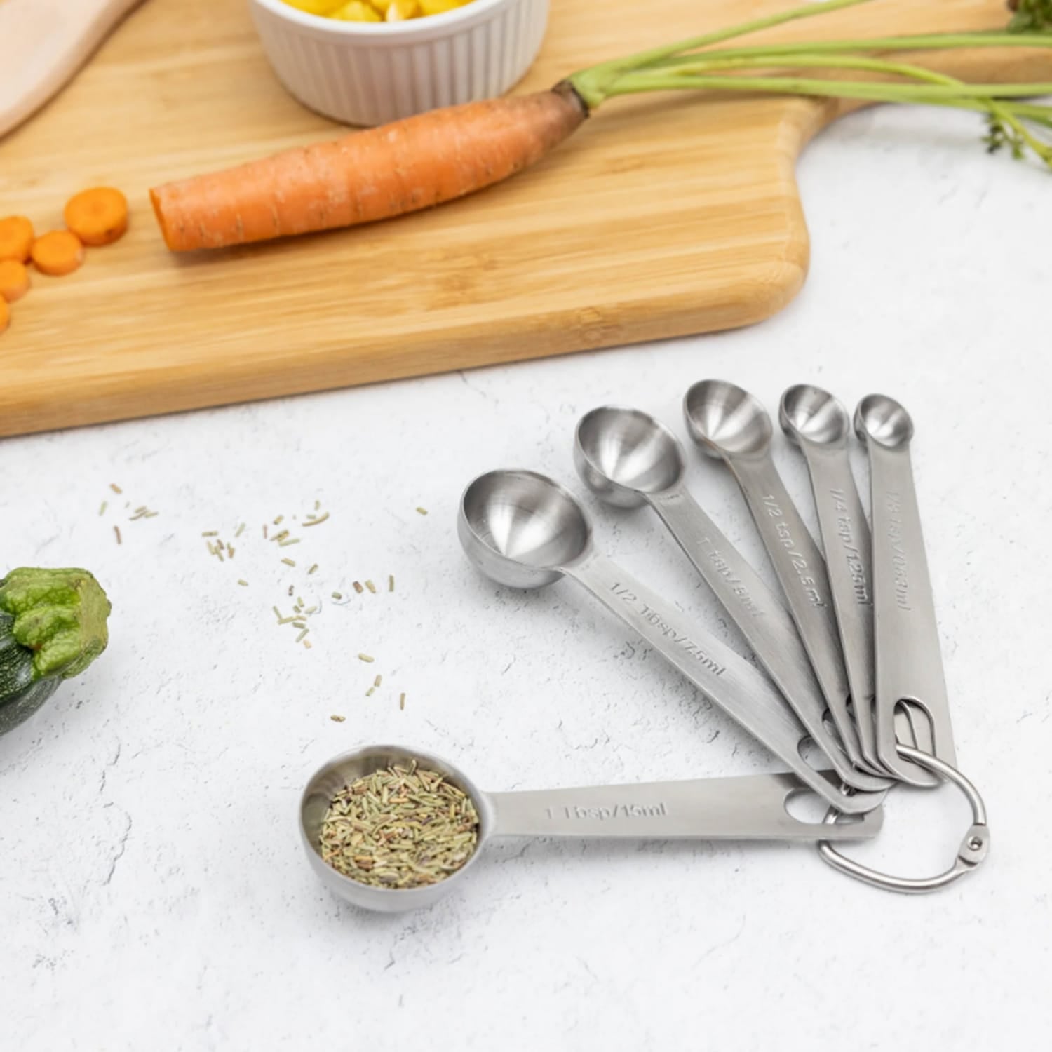 Better Houseware 6-Piece Stainless Steel Measuring Spoon Set