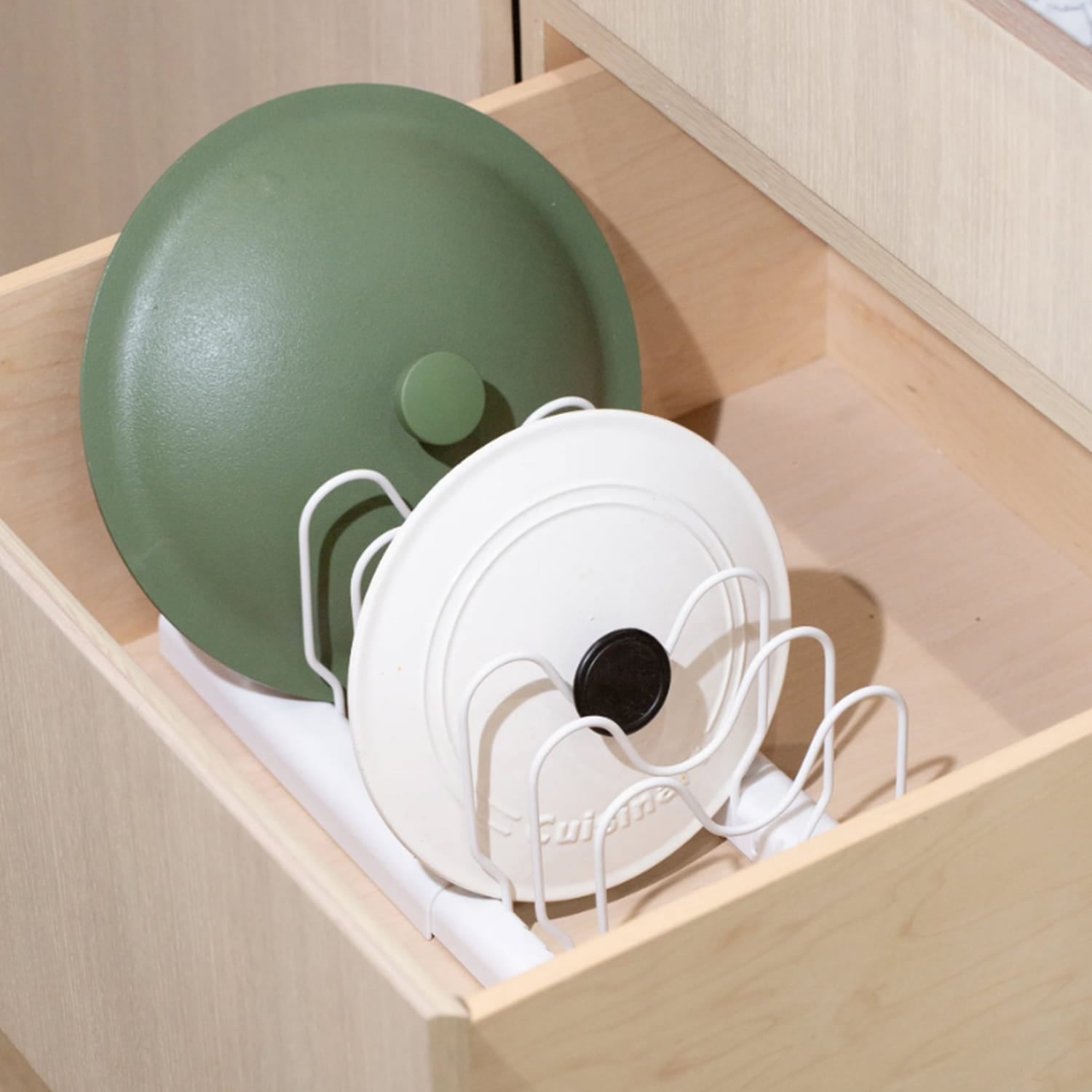 Better Houseware White-Coated-Steel Adjustable Cookware Rack