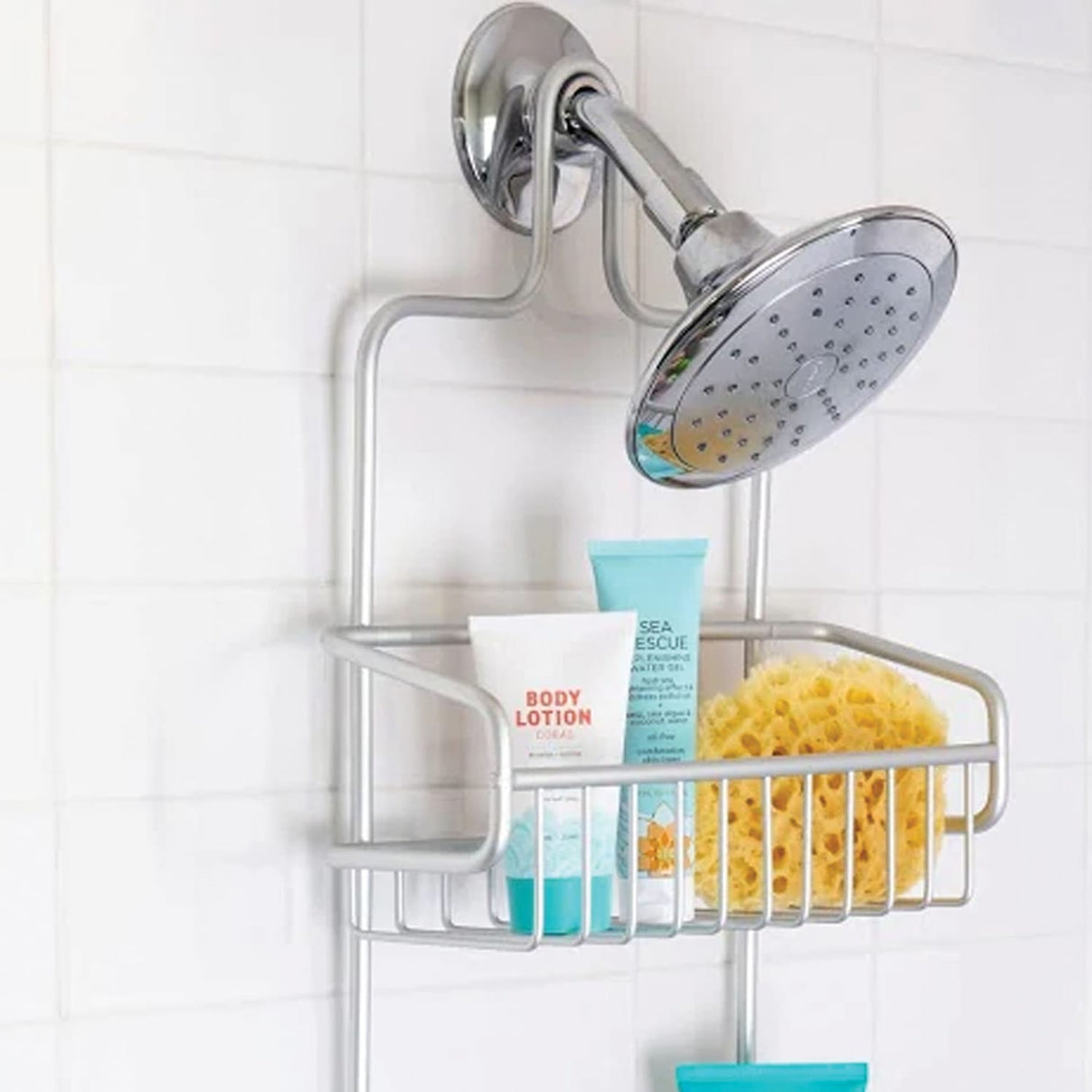 Better Houseware Rustproof Extra-Large Shower Caddy, Metallic