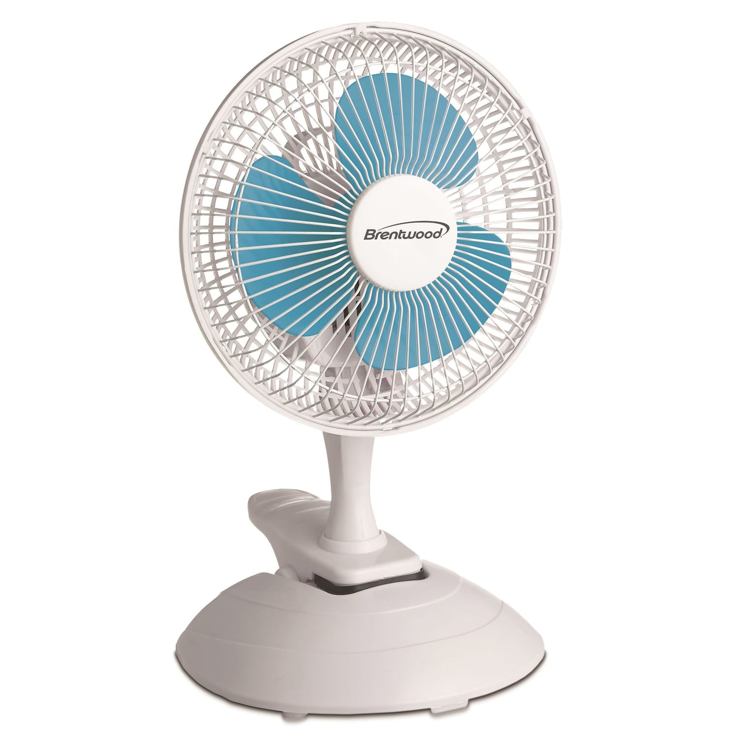 Brentwood 6-In. 2-Speed Convertible Clip-on Desk Fan