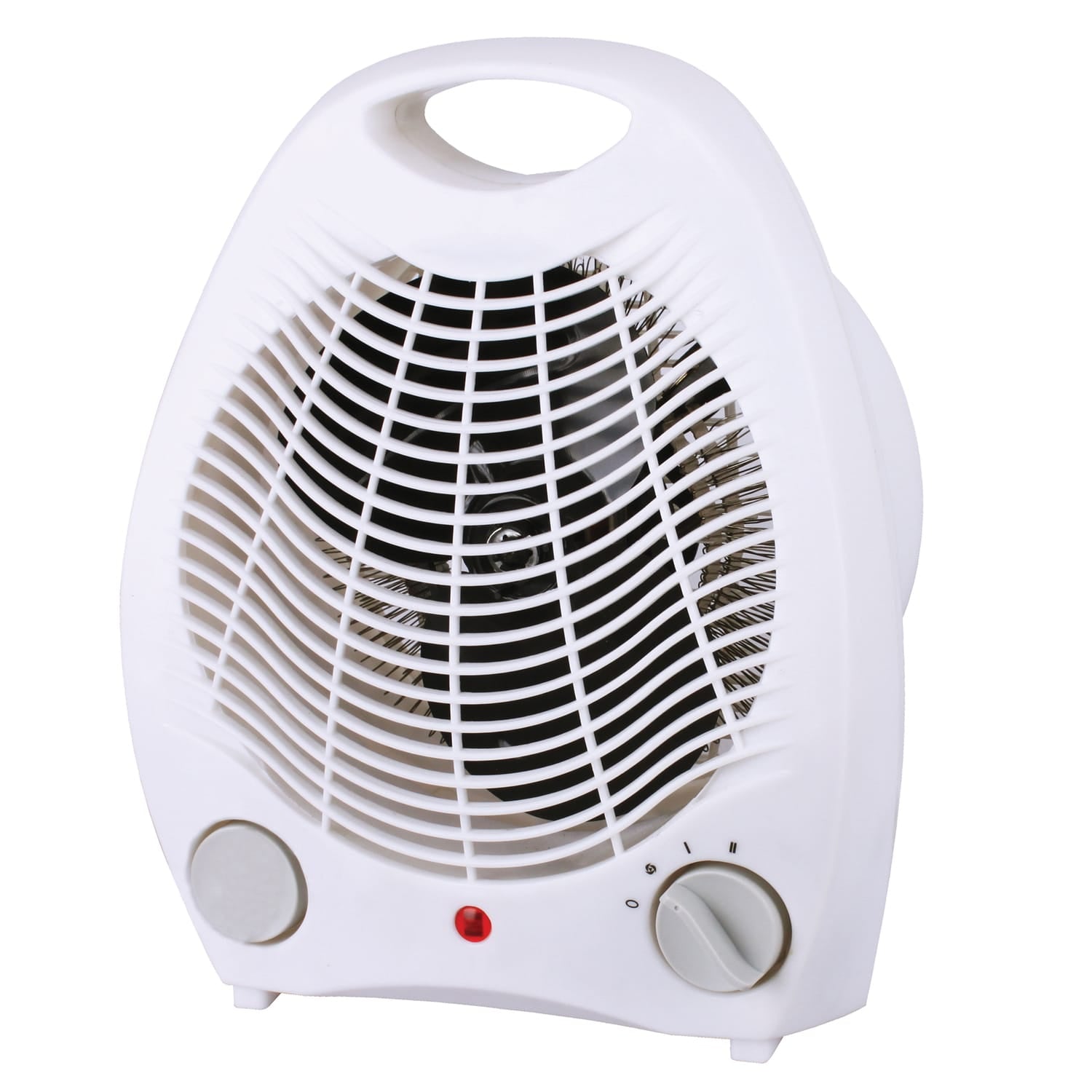 Brentwood Portable Electric Ceramic Space Heater and Fan, 1500/750 Watts/Fan Only, 5000 BTUs, Adjustable Thermostat, Safety Features, 69.6-In. Cord