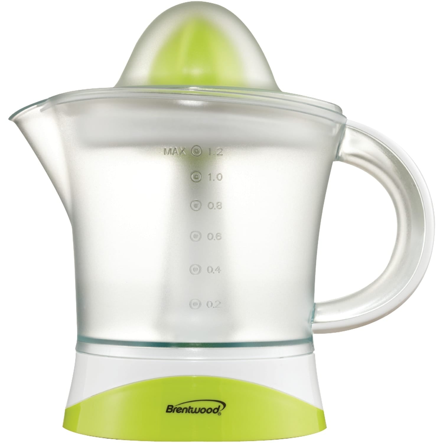 Brentwood Electric Citrus Juicer, 40 Oz., Clear