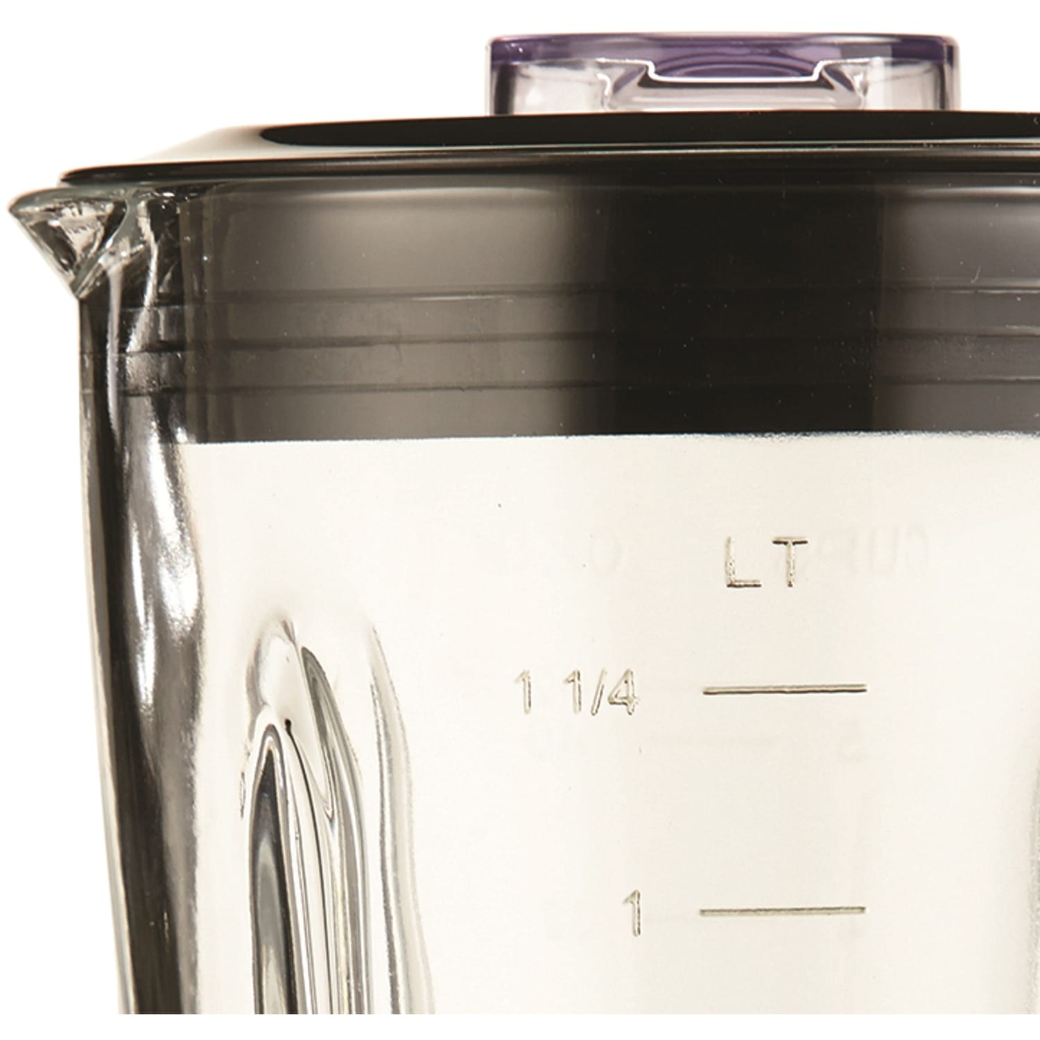 Brentwood 42-Ounce 12-Speed + Pulse Electric Blender with Glass Jar, Black